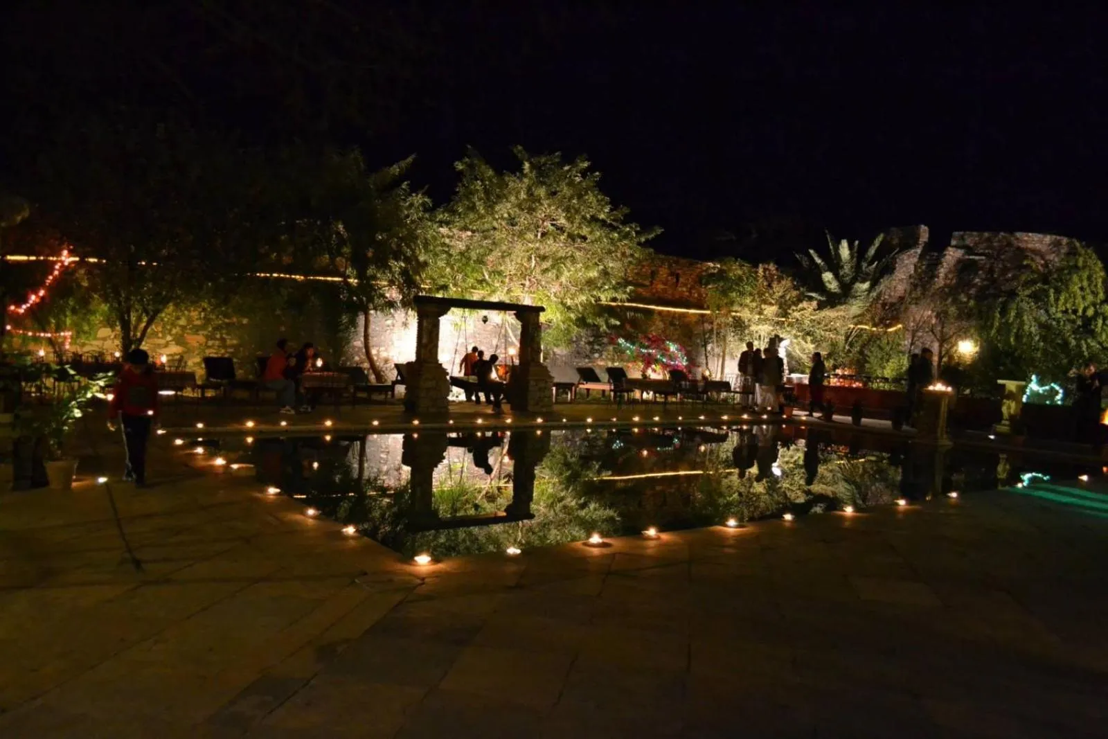 Swimming pool in Hotel Castle Bijaipur