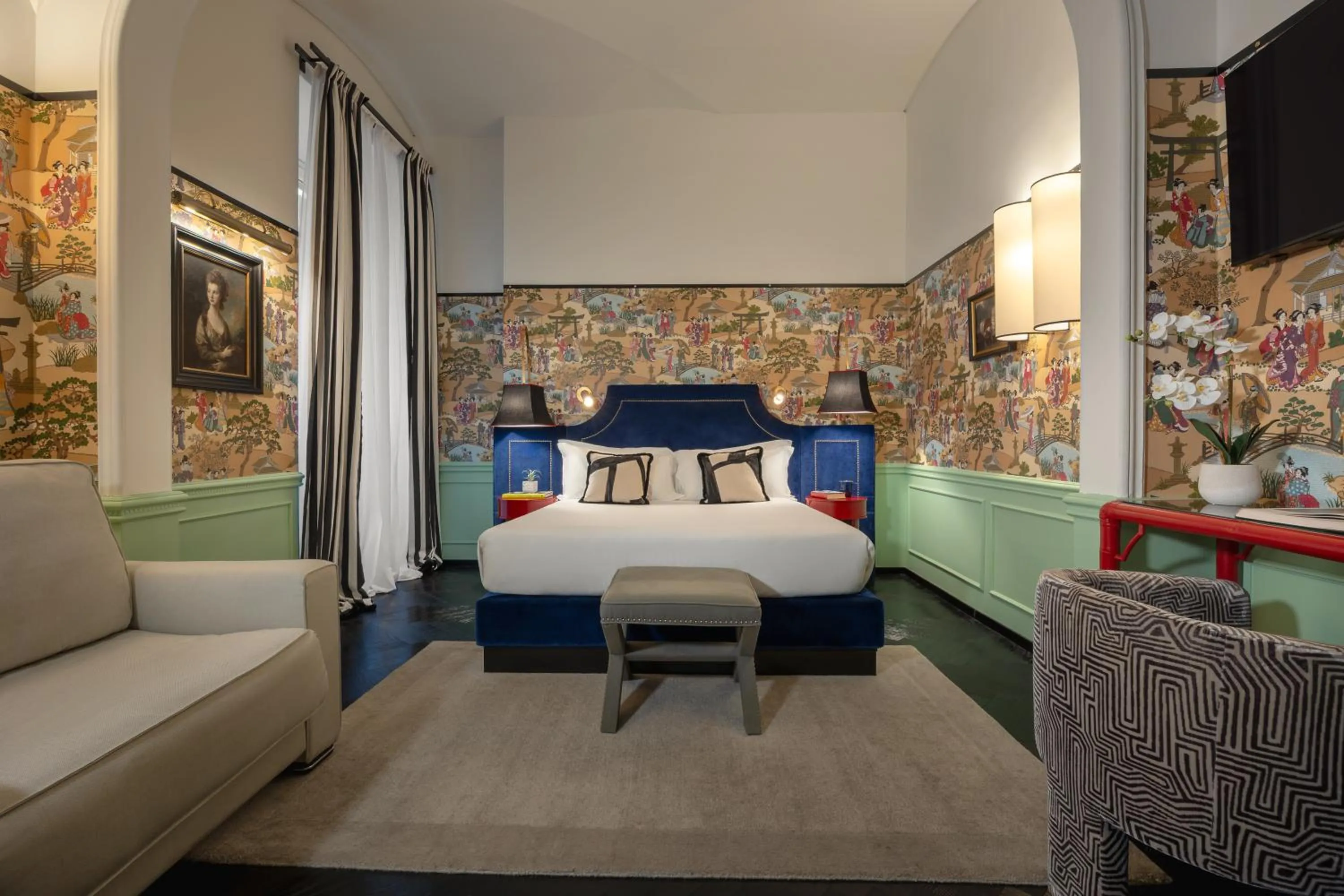 Photo of the whole room, Bed in V Collection Condotti