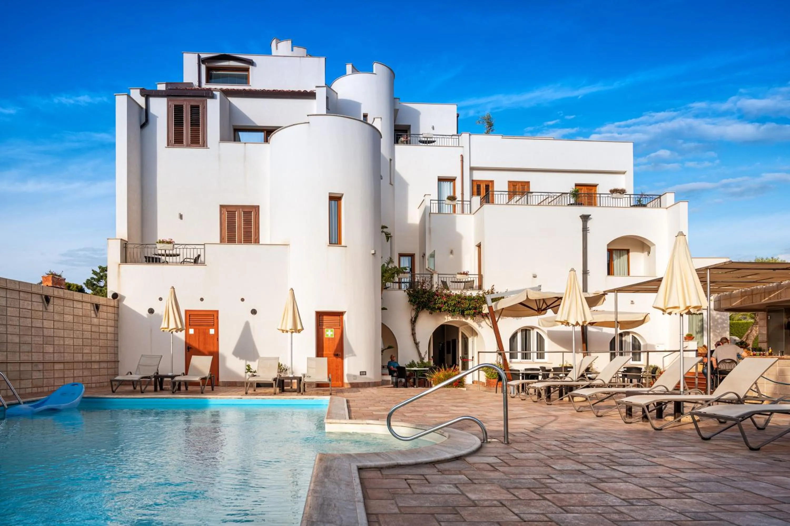 Swimming pool in Hotiday Cefalù Mazzaforno