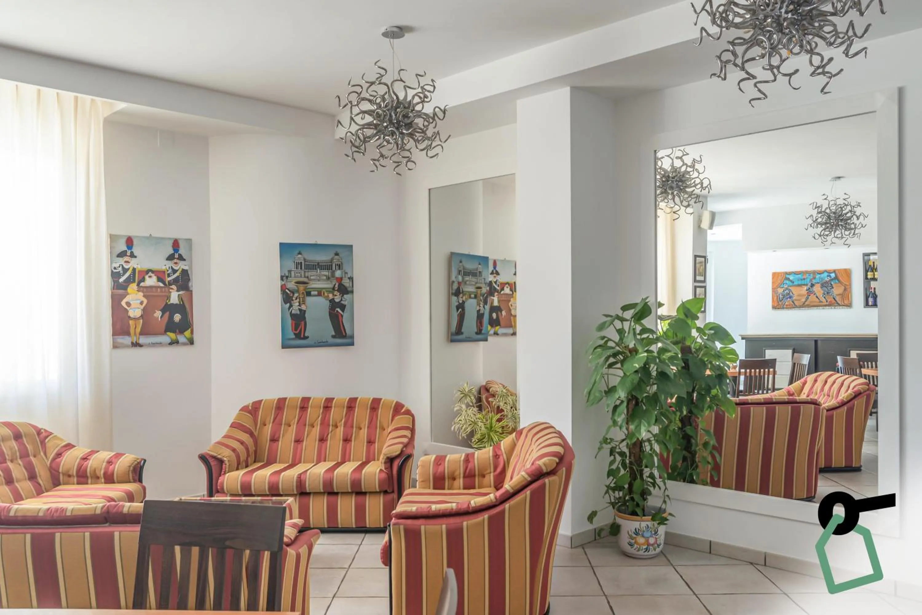 Living room in Hotiday Cefalù Mazzaforno