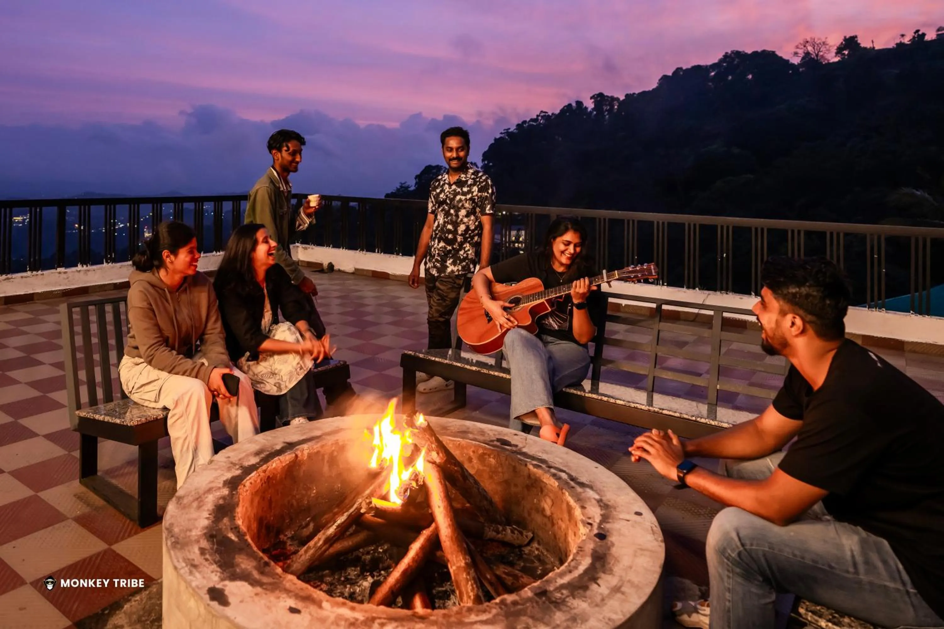 Property building in Monkey Tribe Munnar