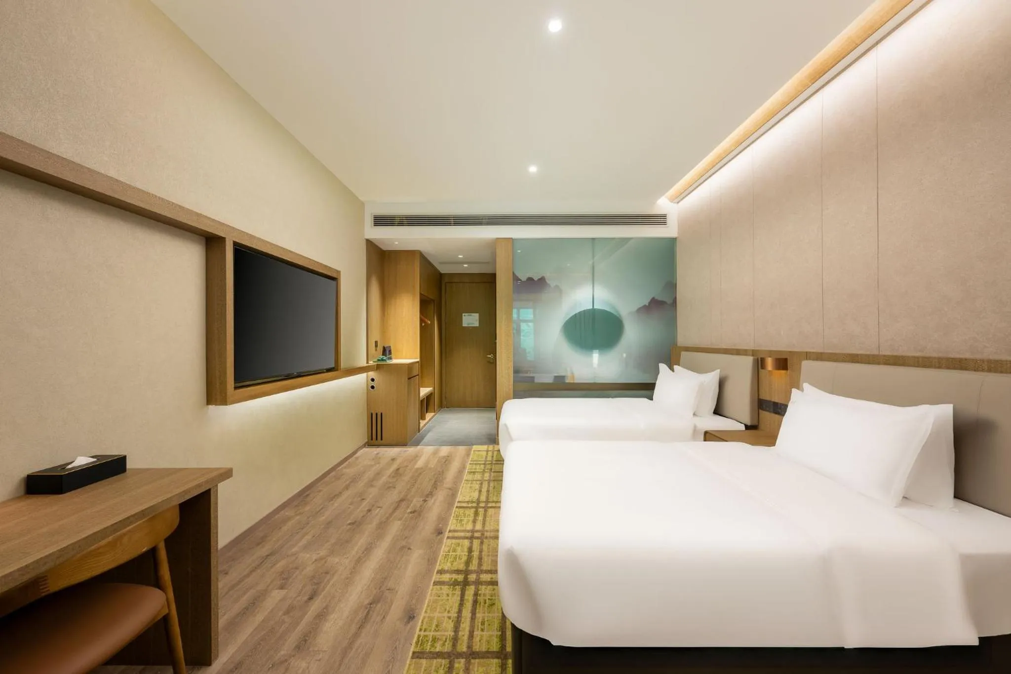 Bedroom, Bed in Holiday Inn Jiuhua Mountain Hot Spring by IHG