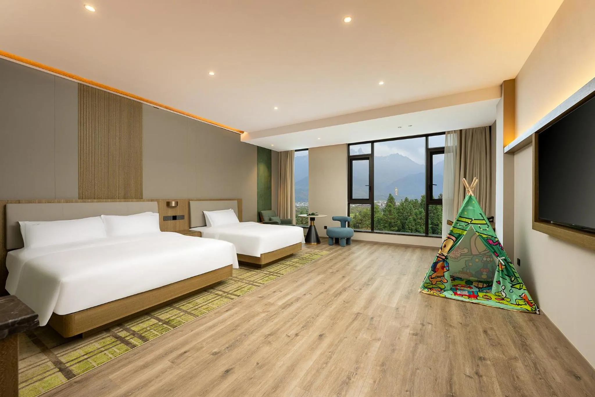 TV and multimedia, Bed in Holiday Inn Jiuhua Mountain Hot Spring by IHG