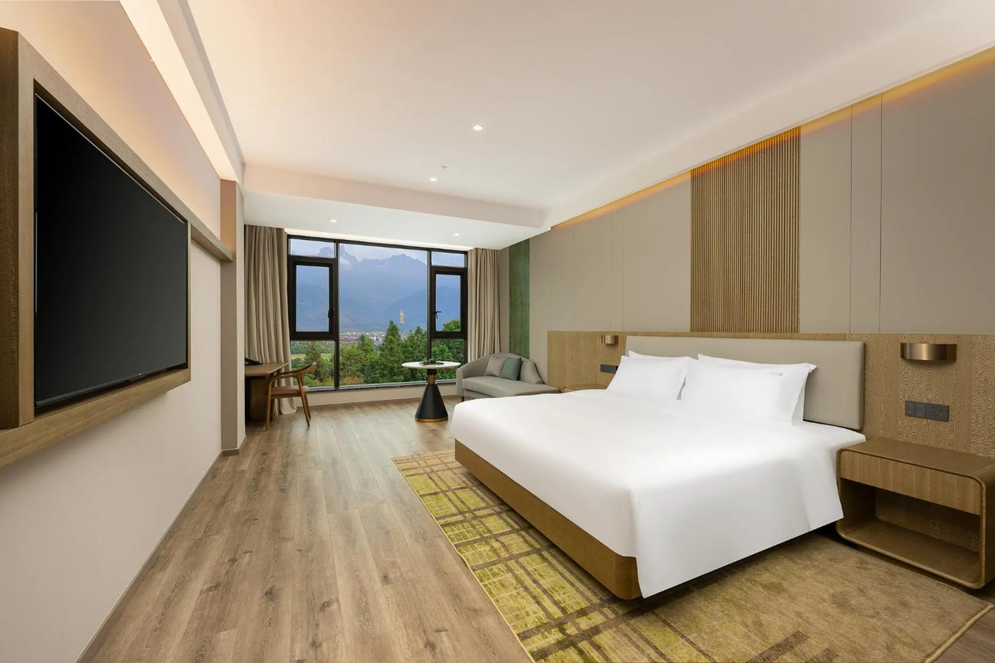 TV and multimedia, Bed in Holiday Inn Jiuhua Mountain Hot Spring by IHG