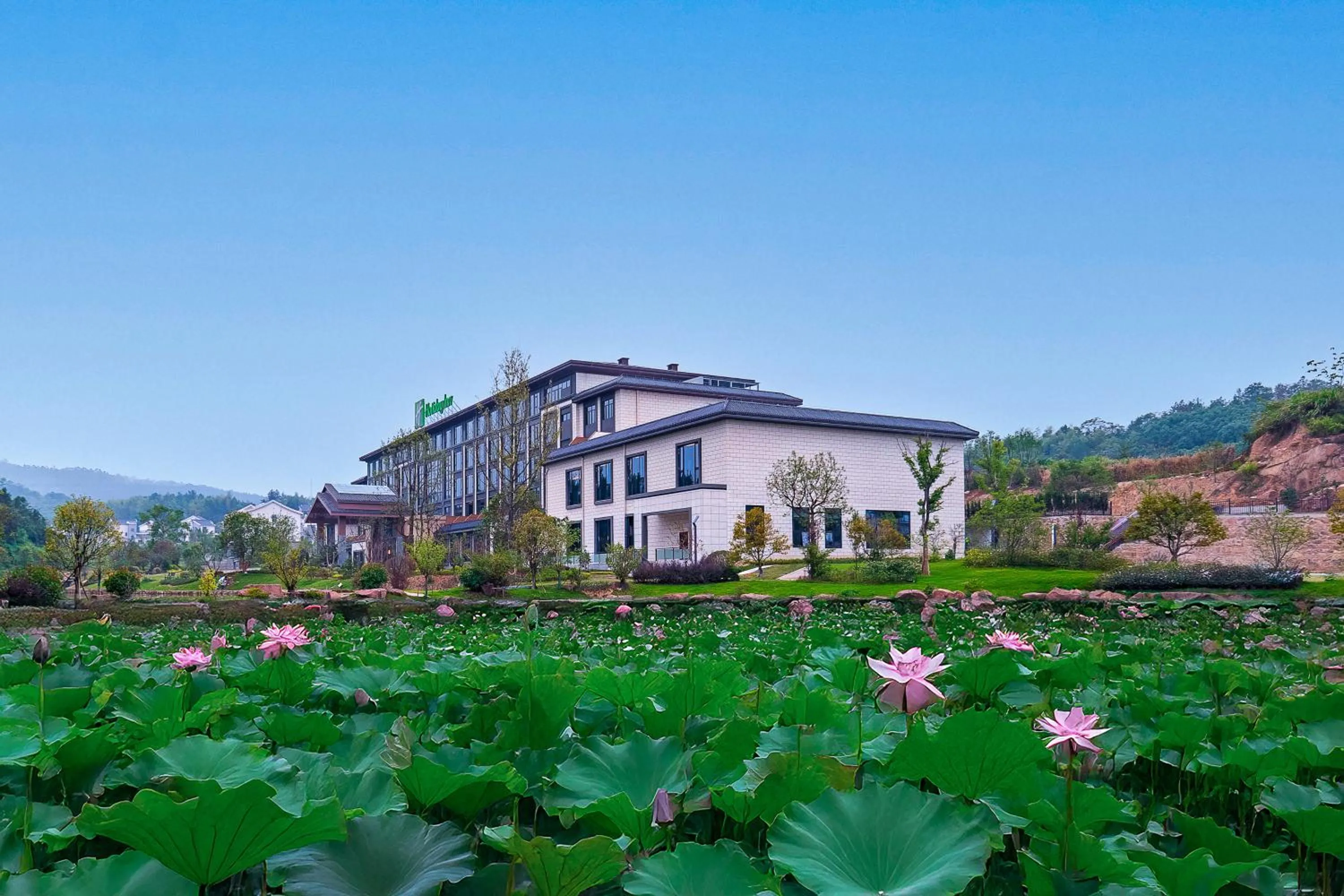 Property building in Holiday Inn Jiuhua Mountain Hot Spring by IHG