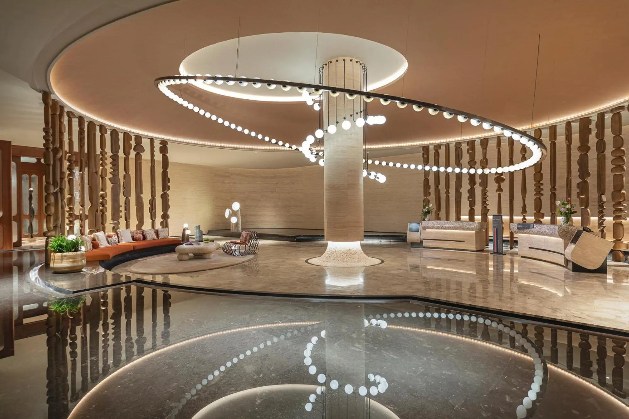 Lobby or reception in Hotel Indigo Hainan Clear Water Bay by IHG