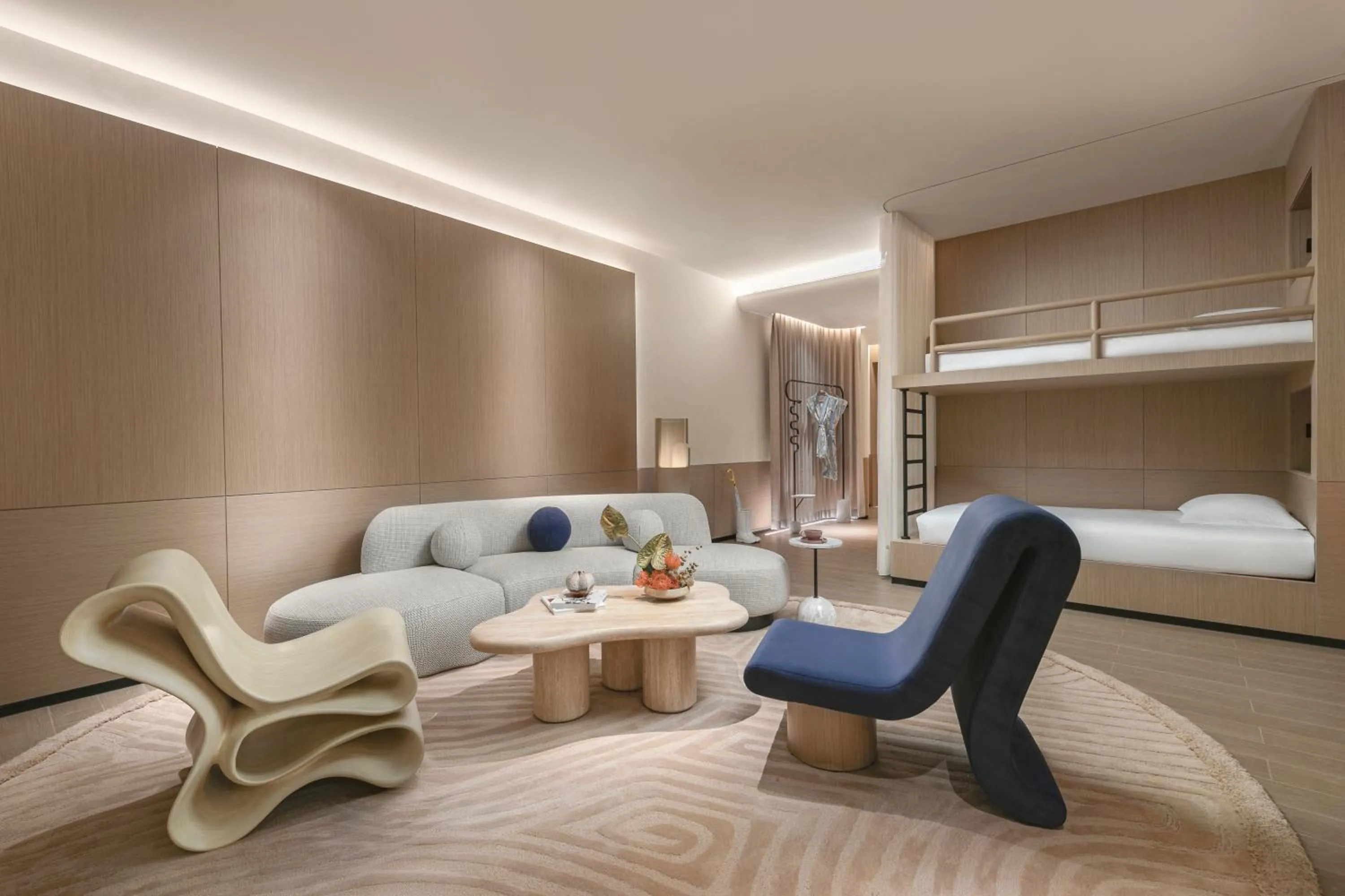 Living room, Bed in Hotel Indigo Hainan Clear Water Bay by IHG