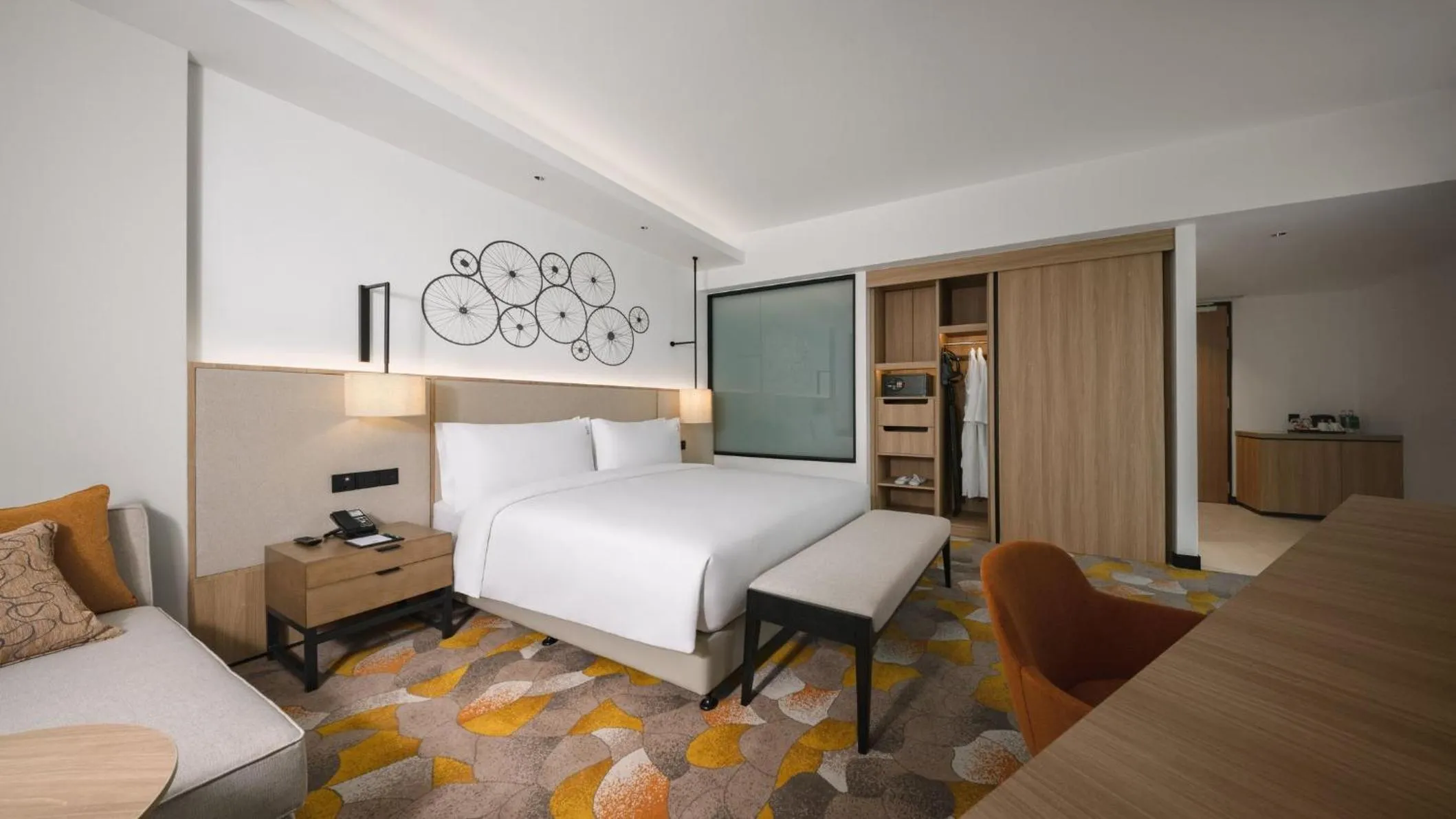 Photo of the whole room, Bed in Holiday Inn & Suites Penang Prai by IHG