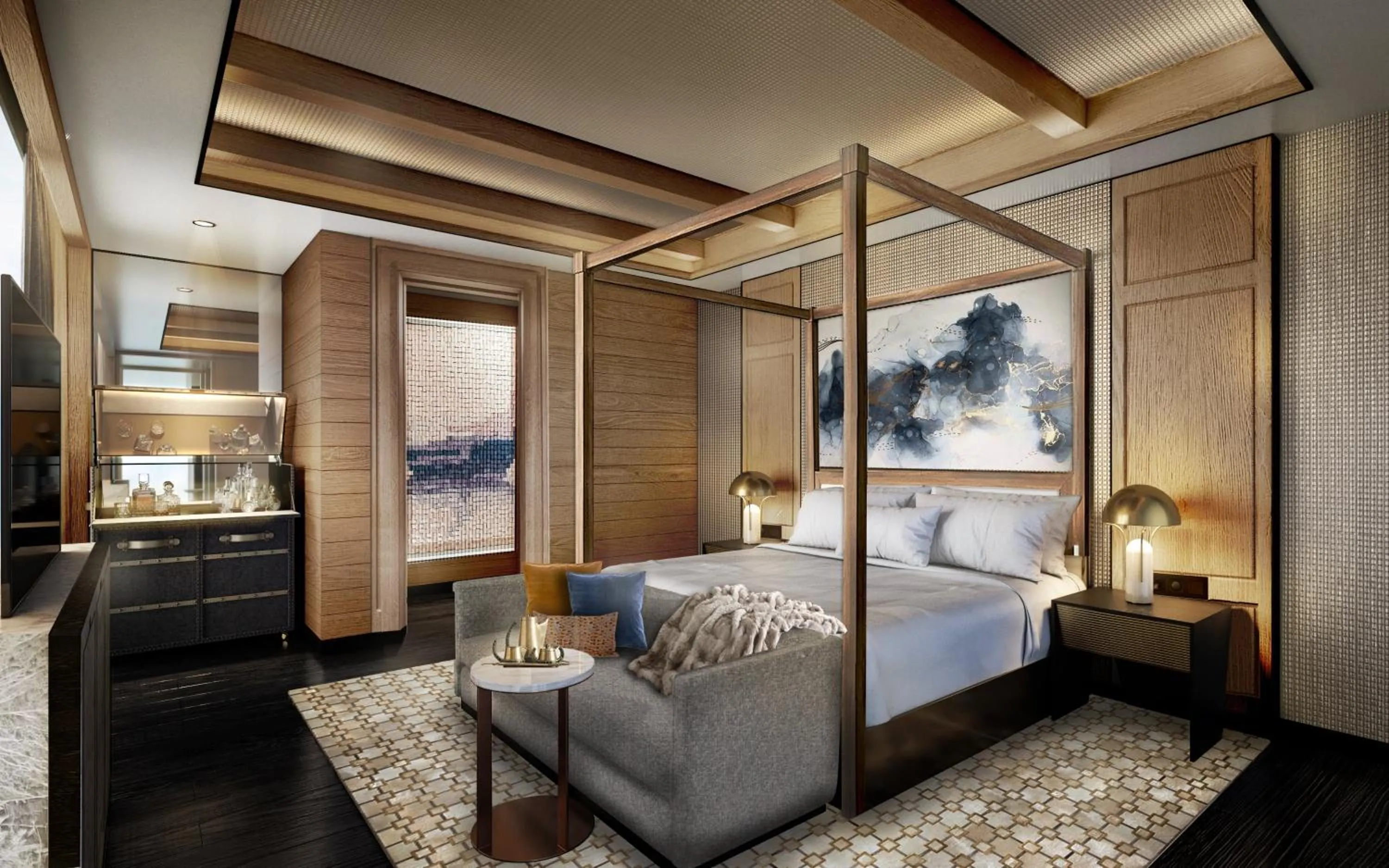 Photo of the whole room, Bed in Vignette Collection Shanghai Snow World Hotel by IHG