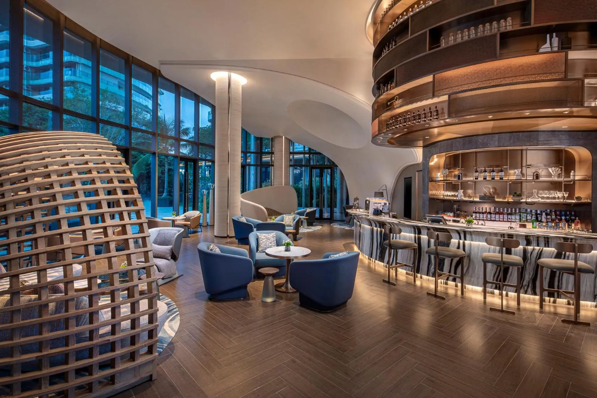 Lobby or reception in Crowne Plaza Sanya Yazhou Bay by IHG