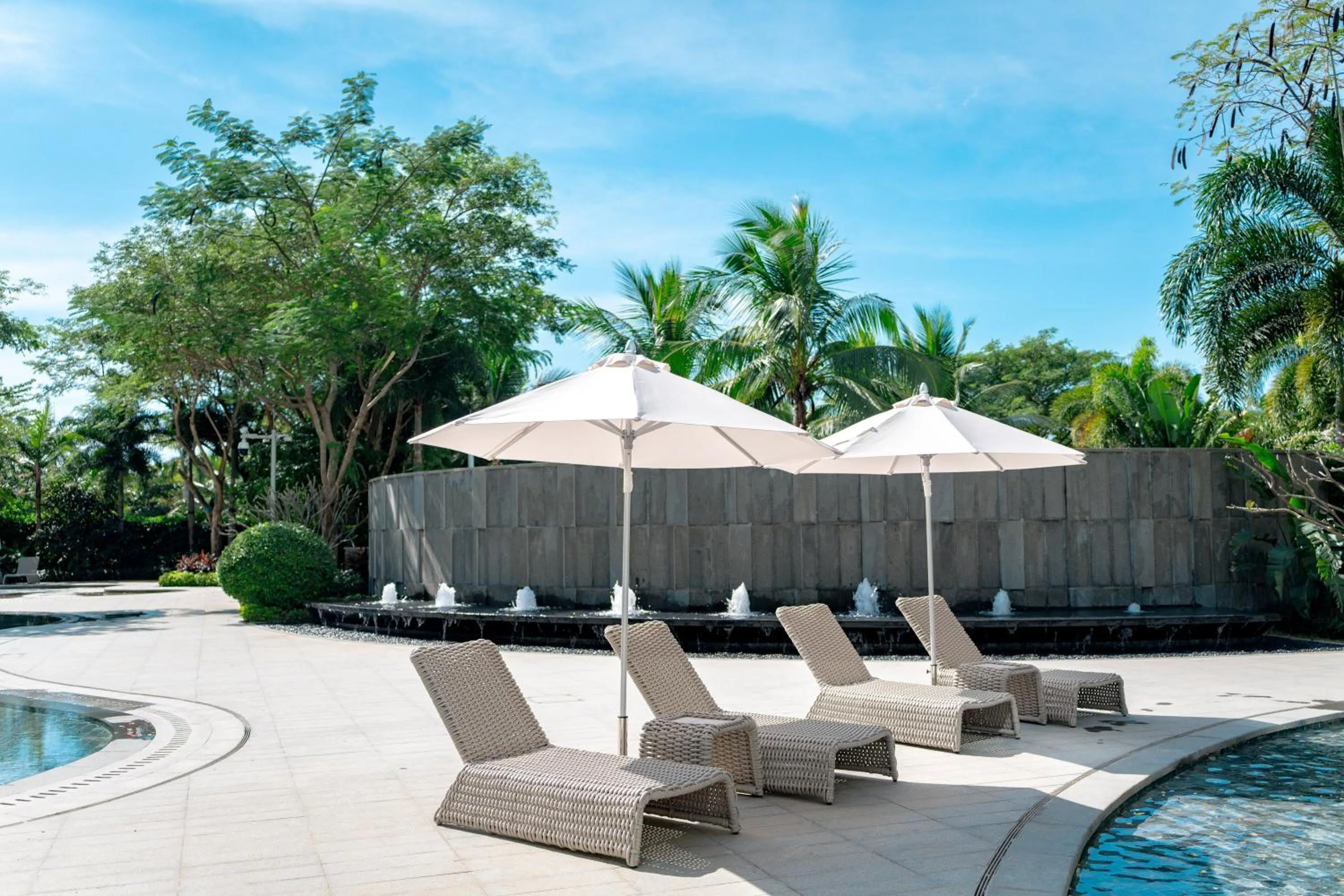 Swimming pool in Crowne Plaza Sanya Yazhou Bay by IHG