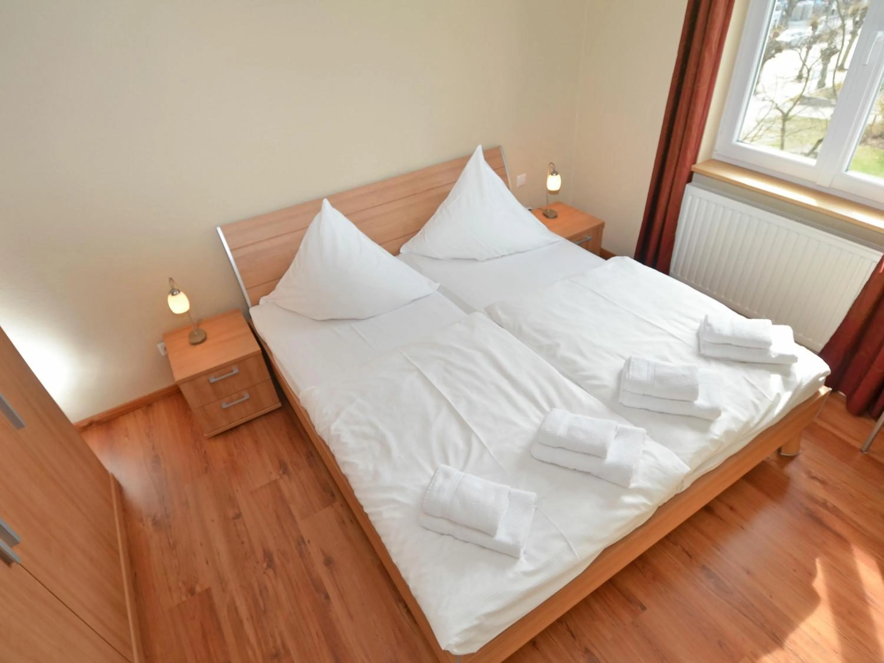 Bedroom, Bed in Villa Seerose - Appartement 08