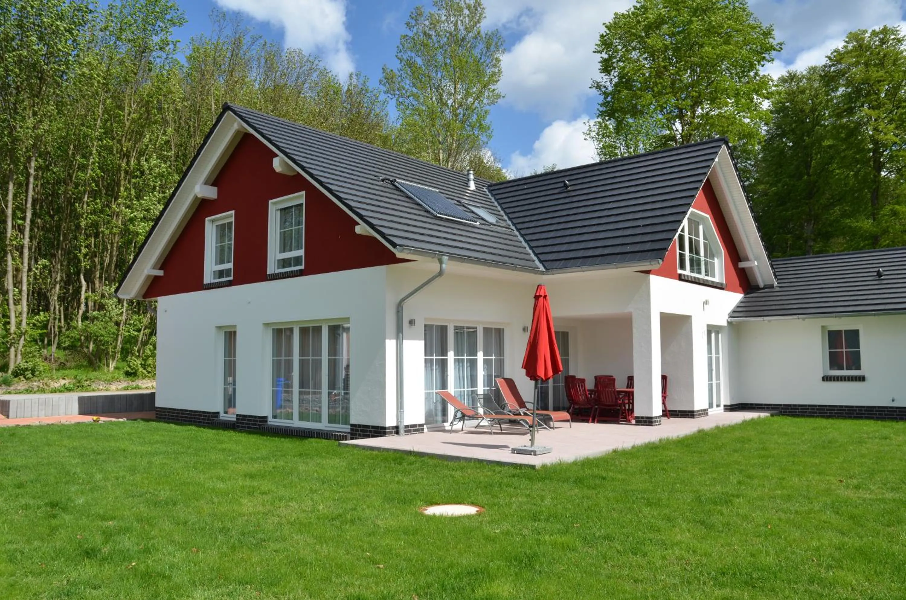 Facade/entrance in Strandhus Sellin - Apt. 02