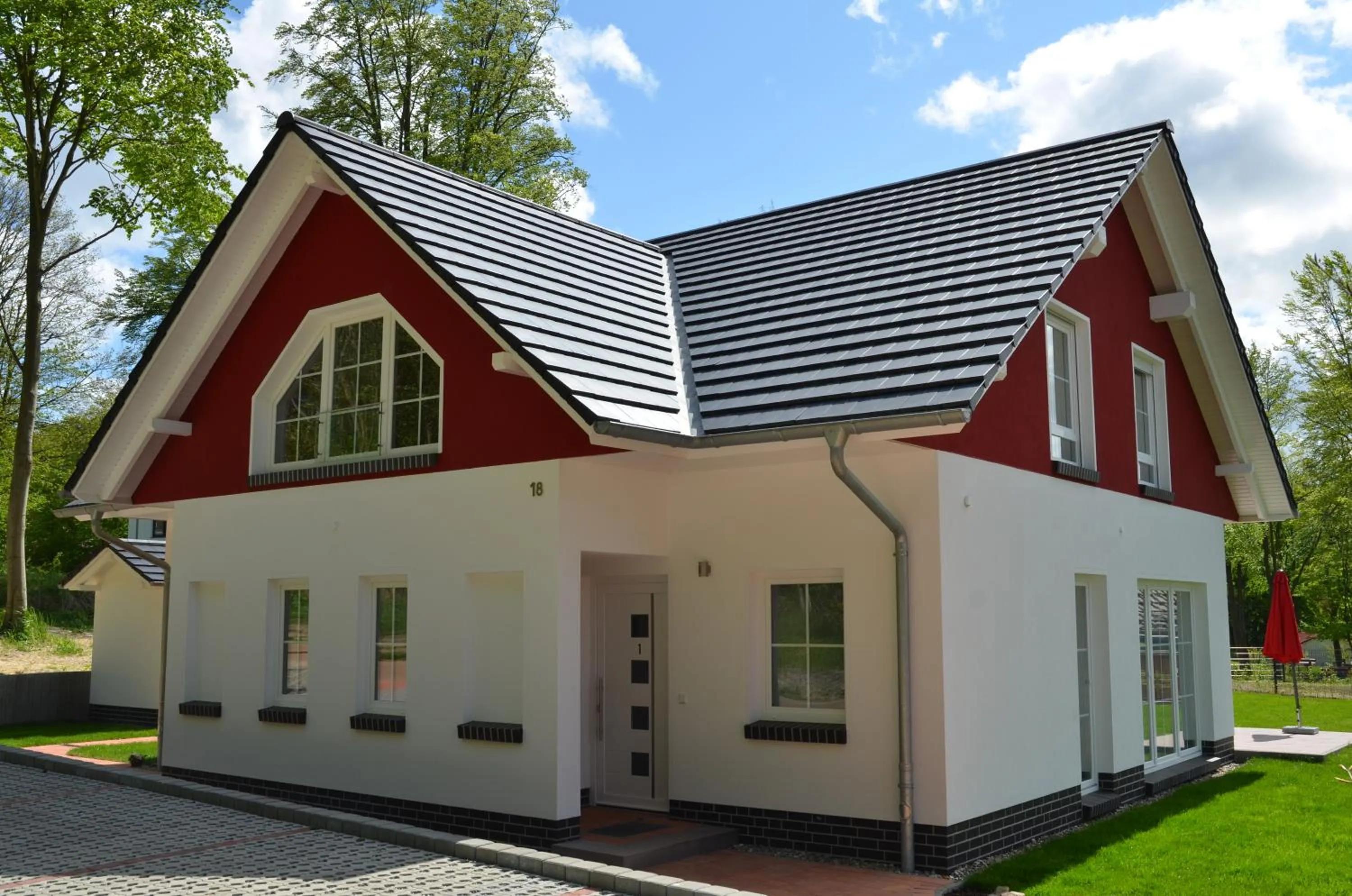 Facade/entrance in Strandhus Sellin - Apt. 02