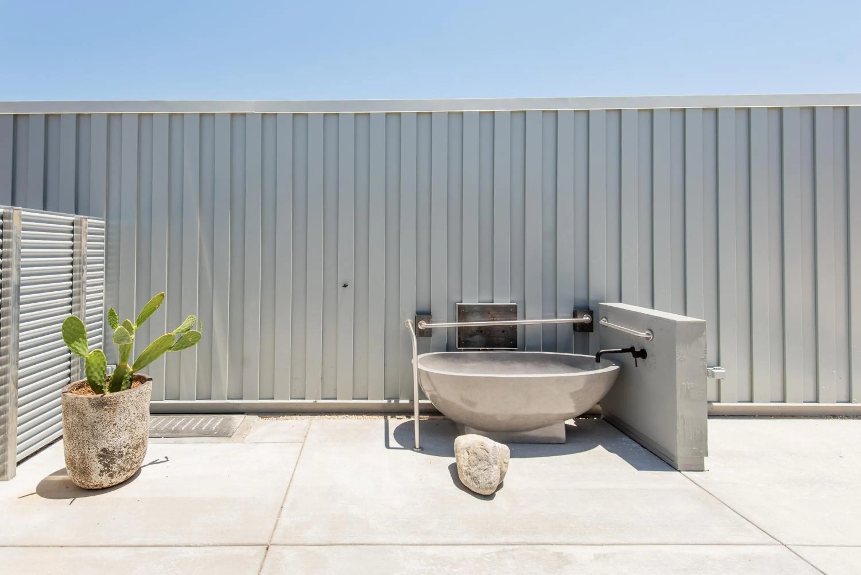 Open Air Bath in RESET Hotel Joshua Tree