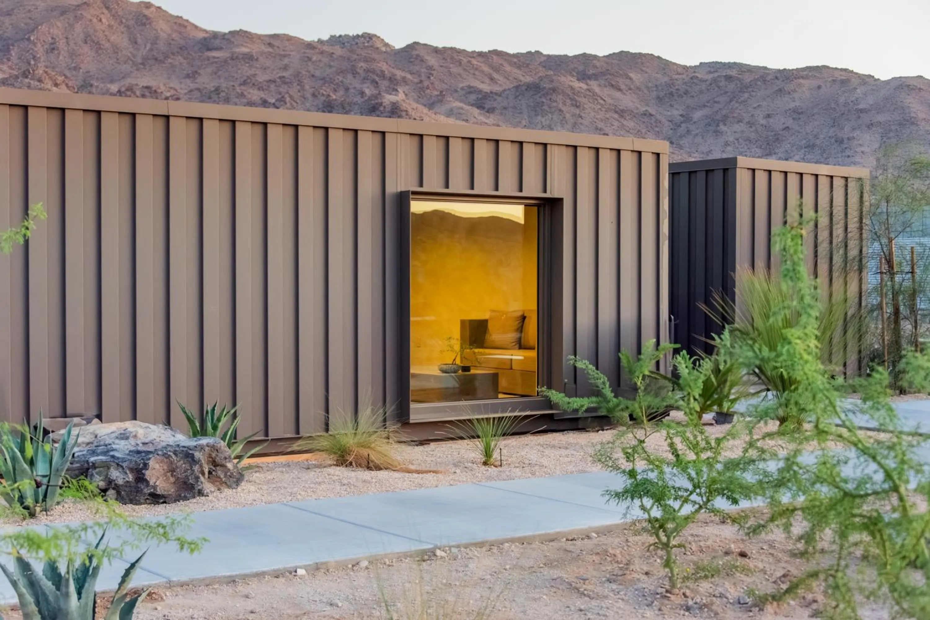 Property building in RESET Hotel Joshua Tree
