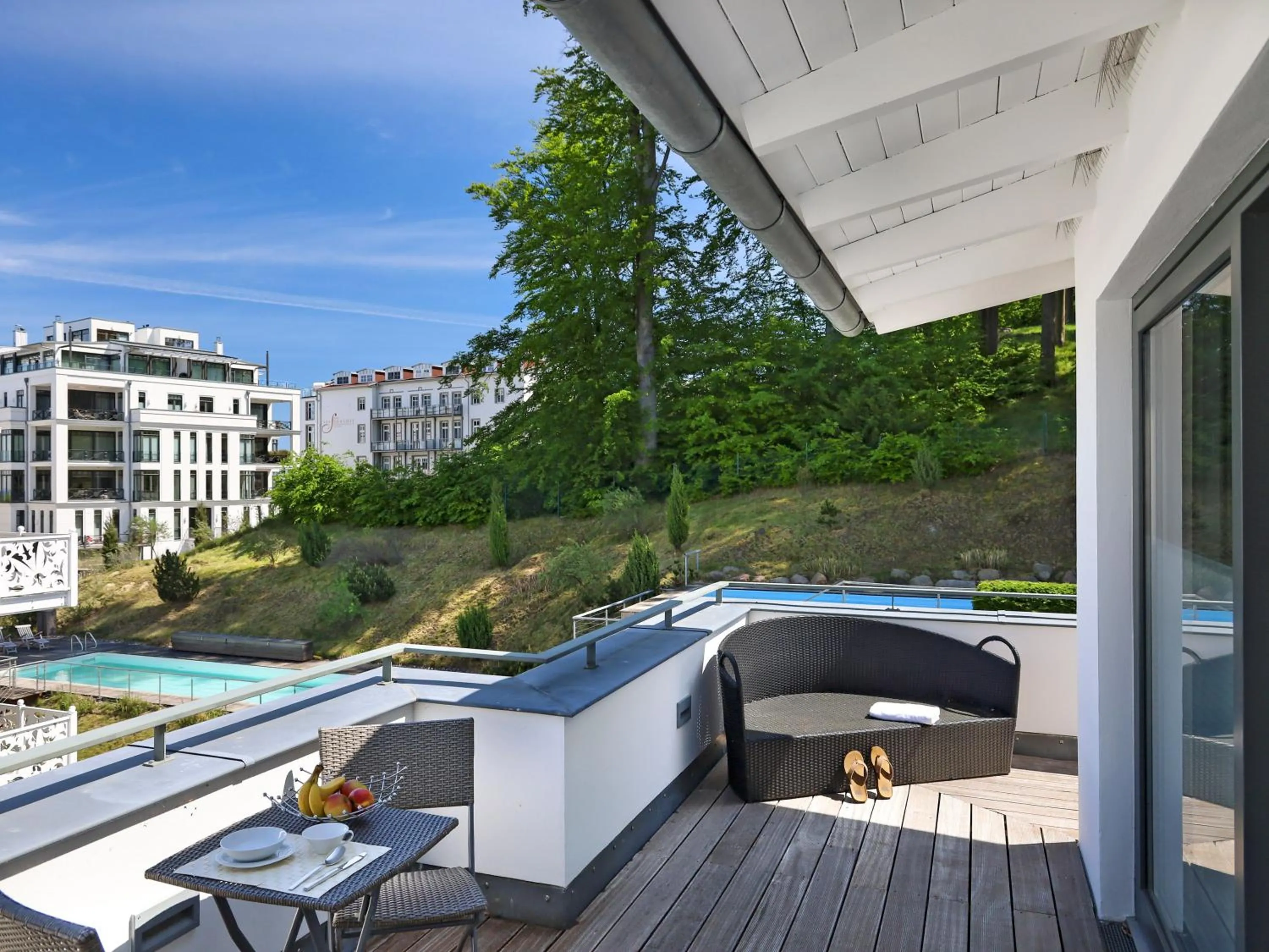 View (from property/room) in Villa Paula in Sellin - Penthouse mit Kamin und Dachterrasse