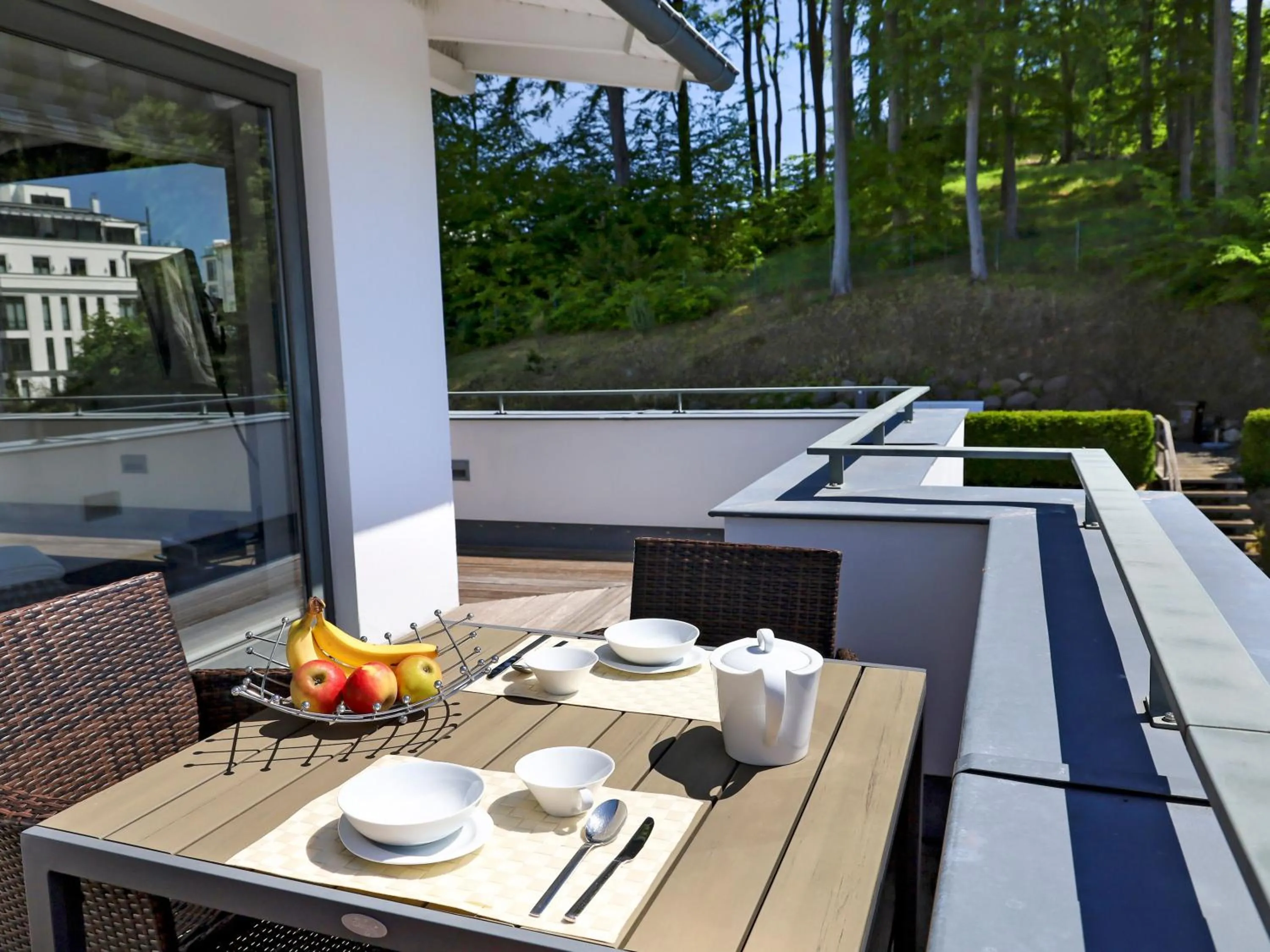 View (from property/room) in Villa Paula in Sellin - Penthouse mit Kamin und Dachterrasse