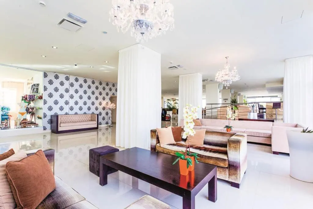 Lobby or reception in Vrissiana Boutique Beach Hotel