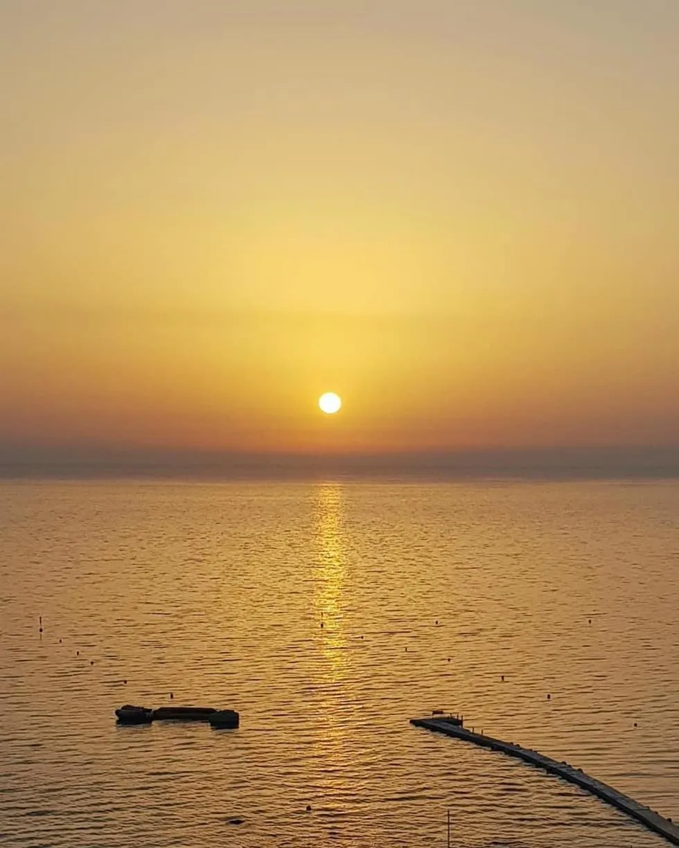 Sunset in Vrissiana Boutique Beach Hotel