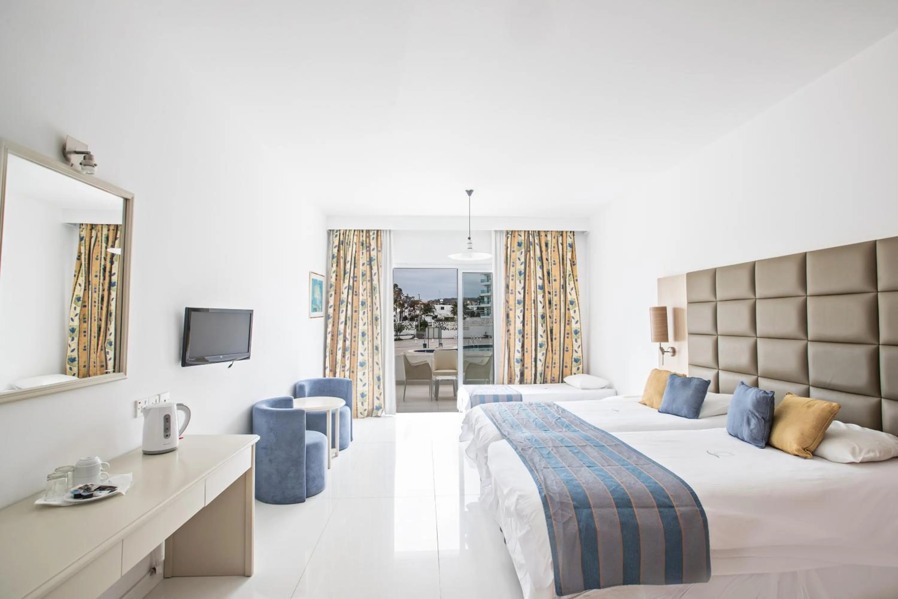 Bed in Odessa Beach Hotel