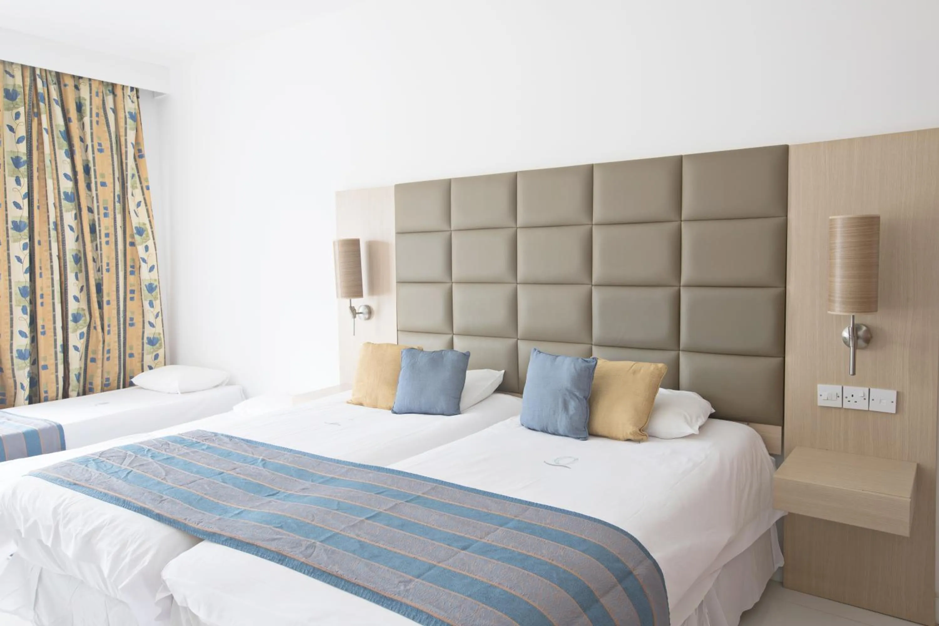 Bed in Odessa Beach Hotel