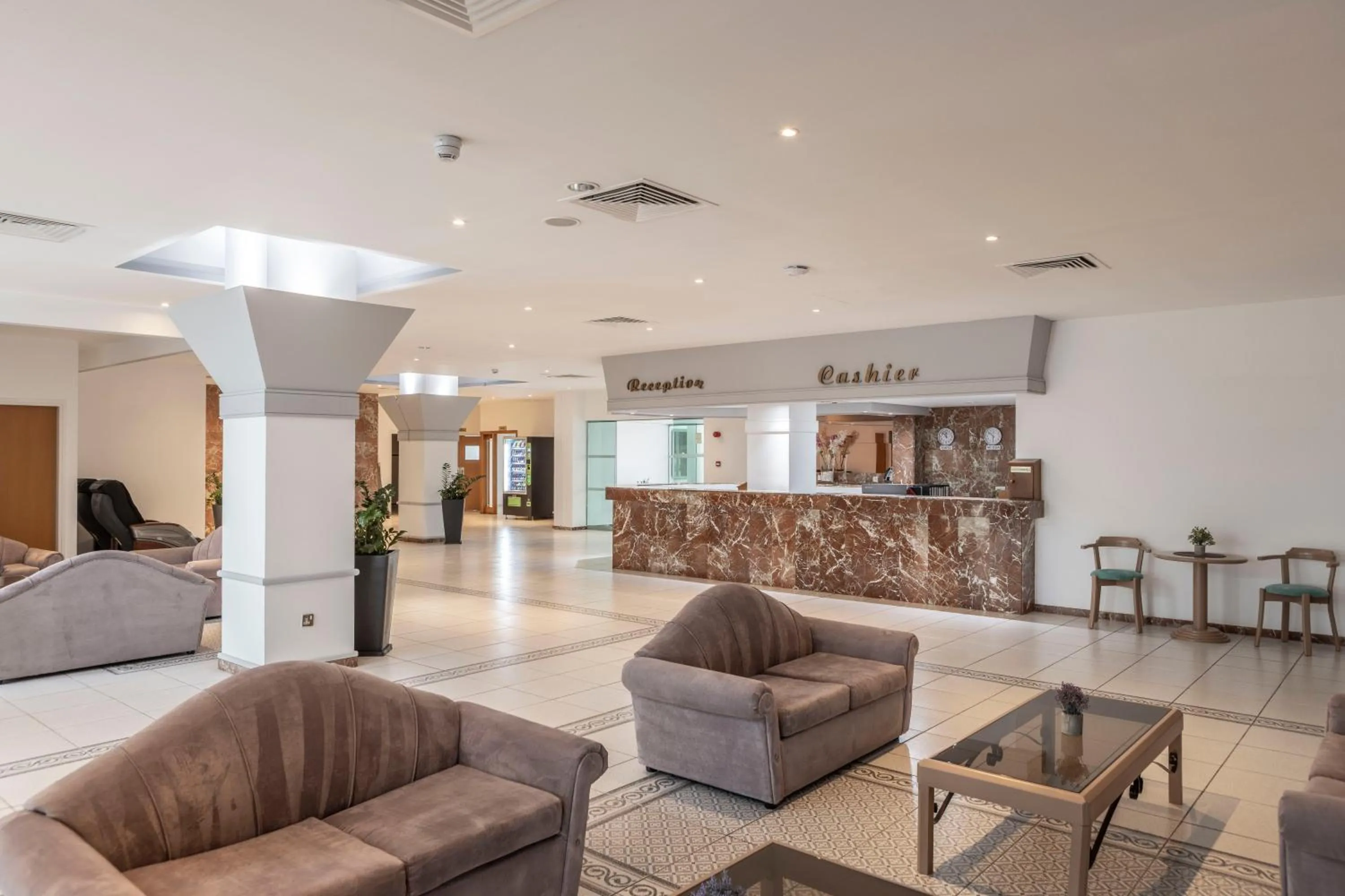 Lobby or reception in Antigoni Hotel