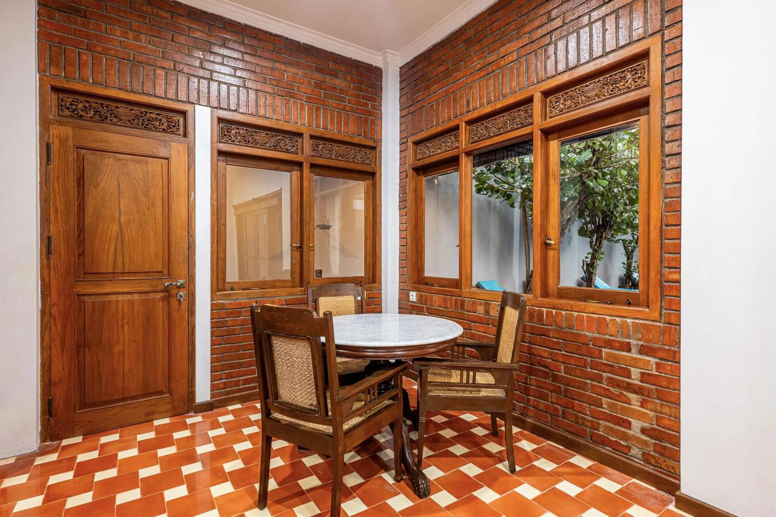 Dining area in Joglo Wardani