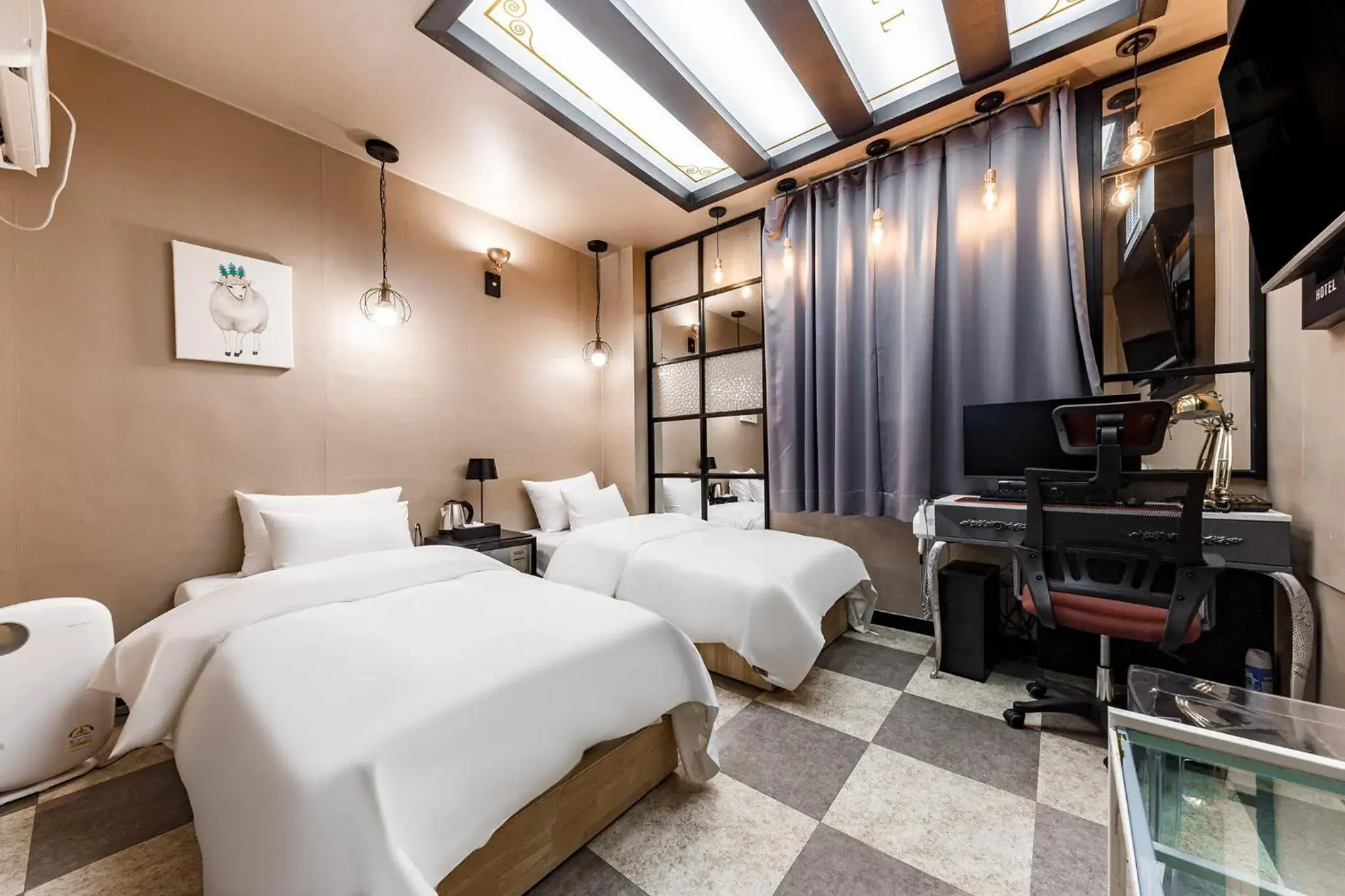 Twin Room in Seosan No25 Hotel Twin Room in Seosan No25 Hotel