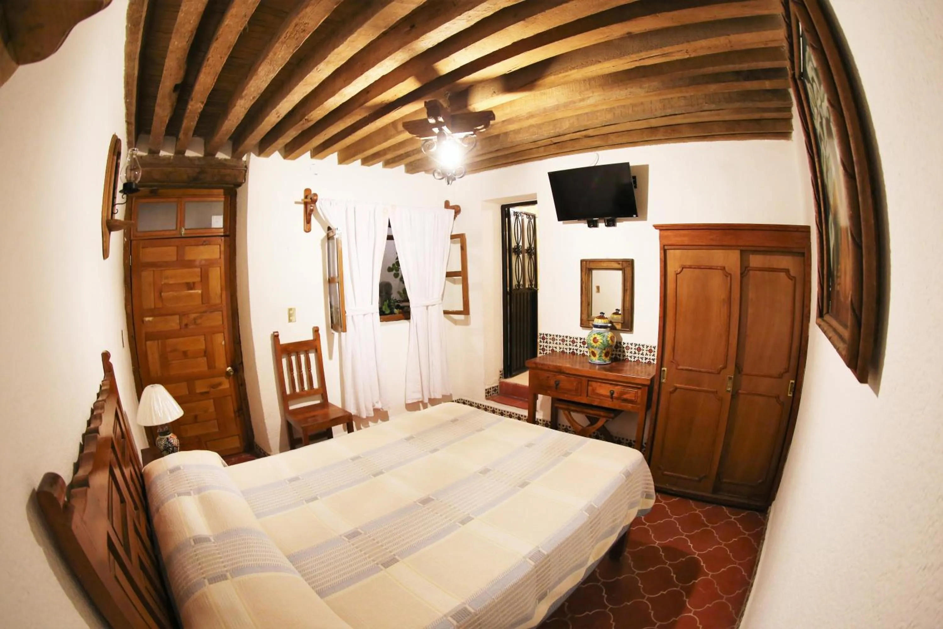 Bed in Hotel Mesón del Rosario