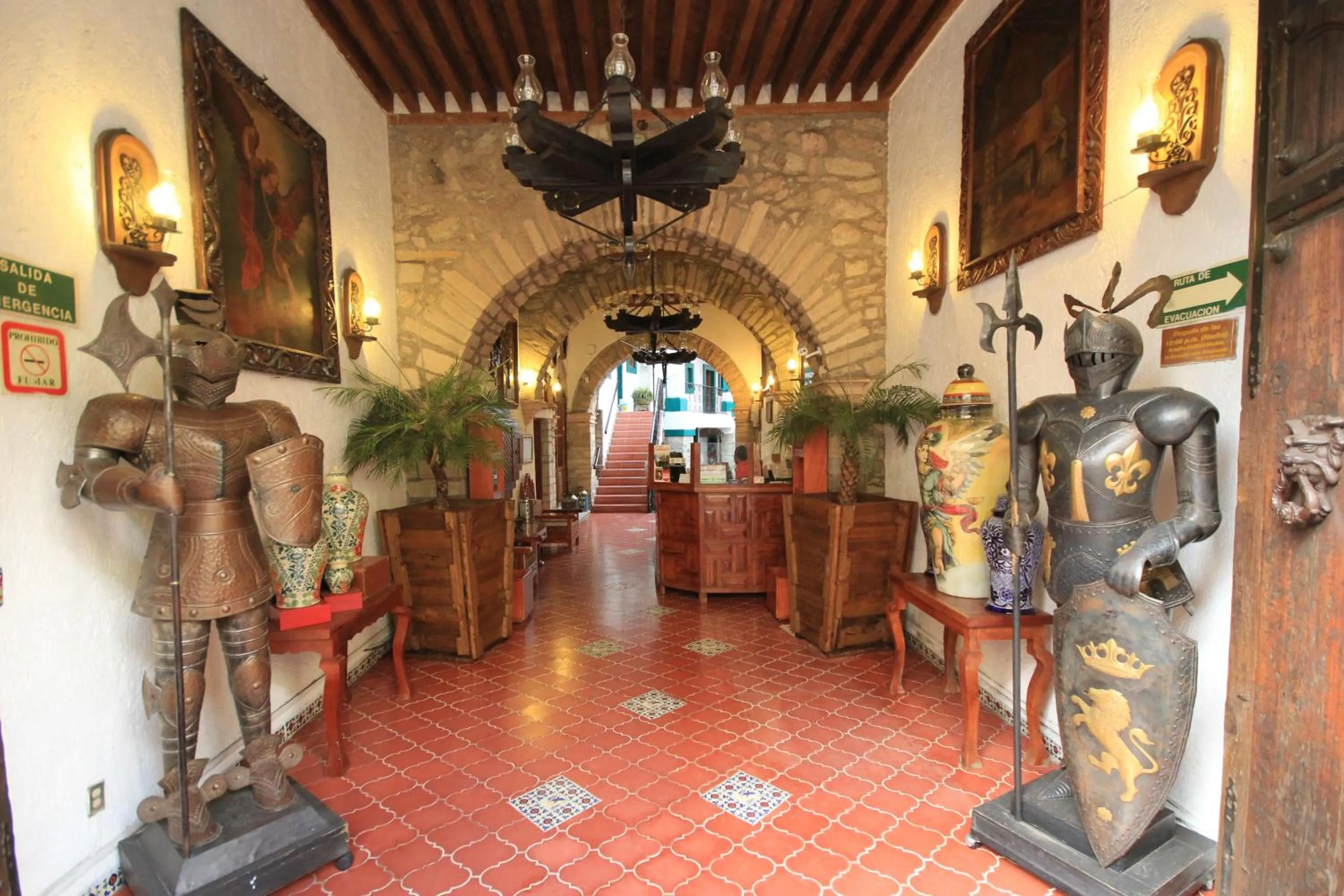 Lobby or reception in Hotel Mesón del Rosario