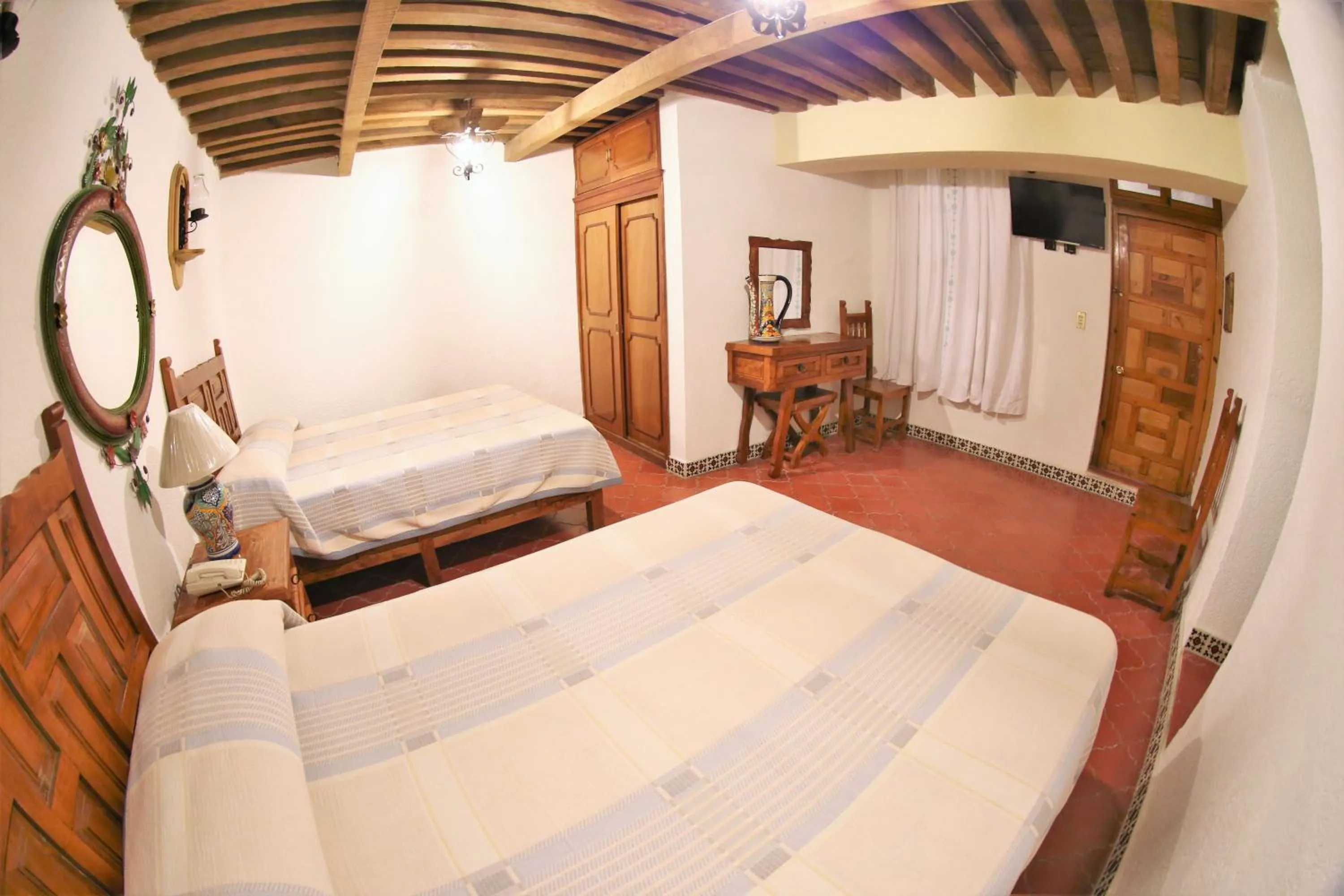 Bed in Hotel Mesón del Rosario