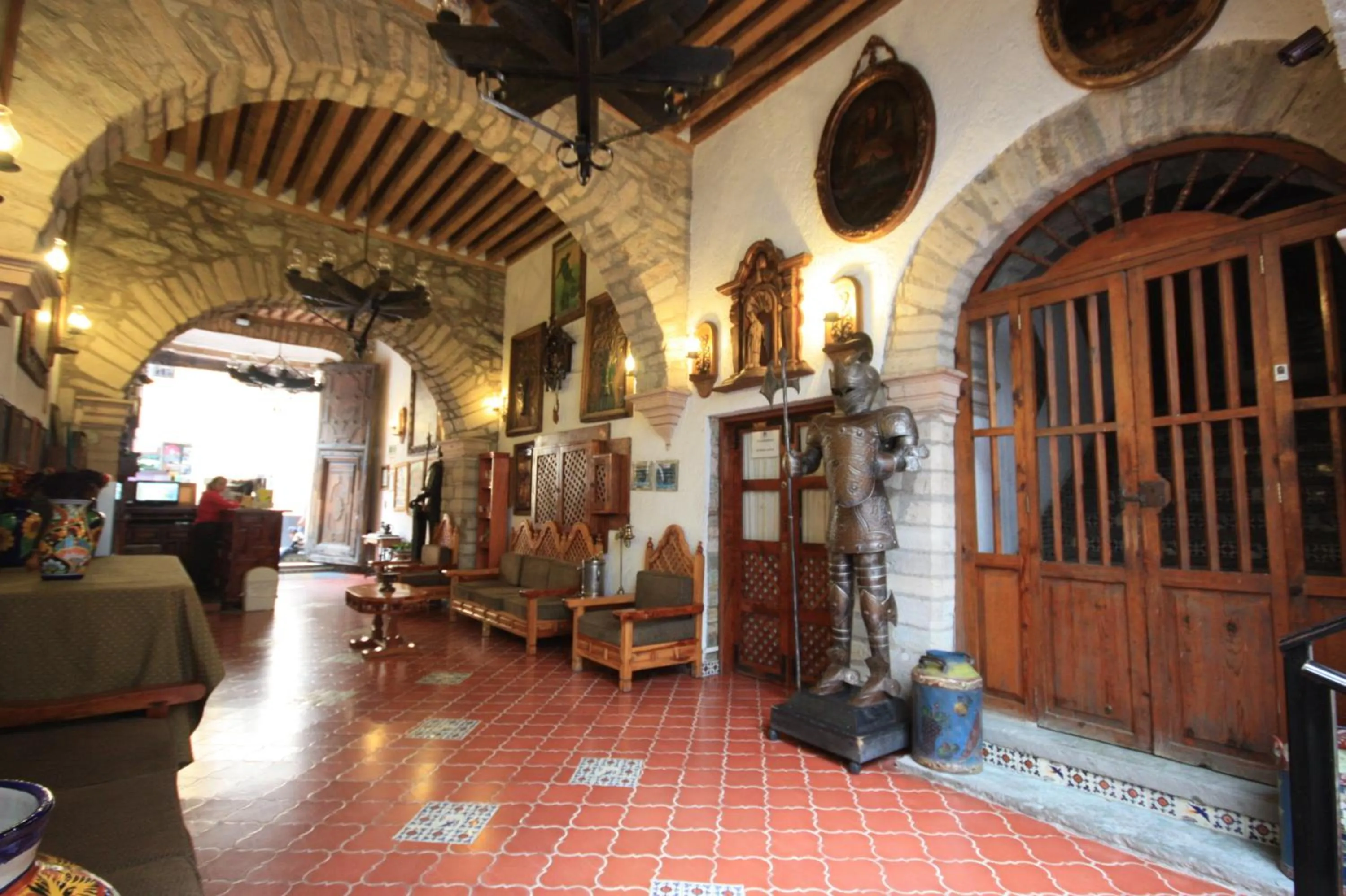 Living room in Hotel Mesón del Rosario