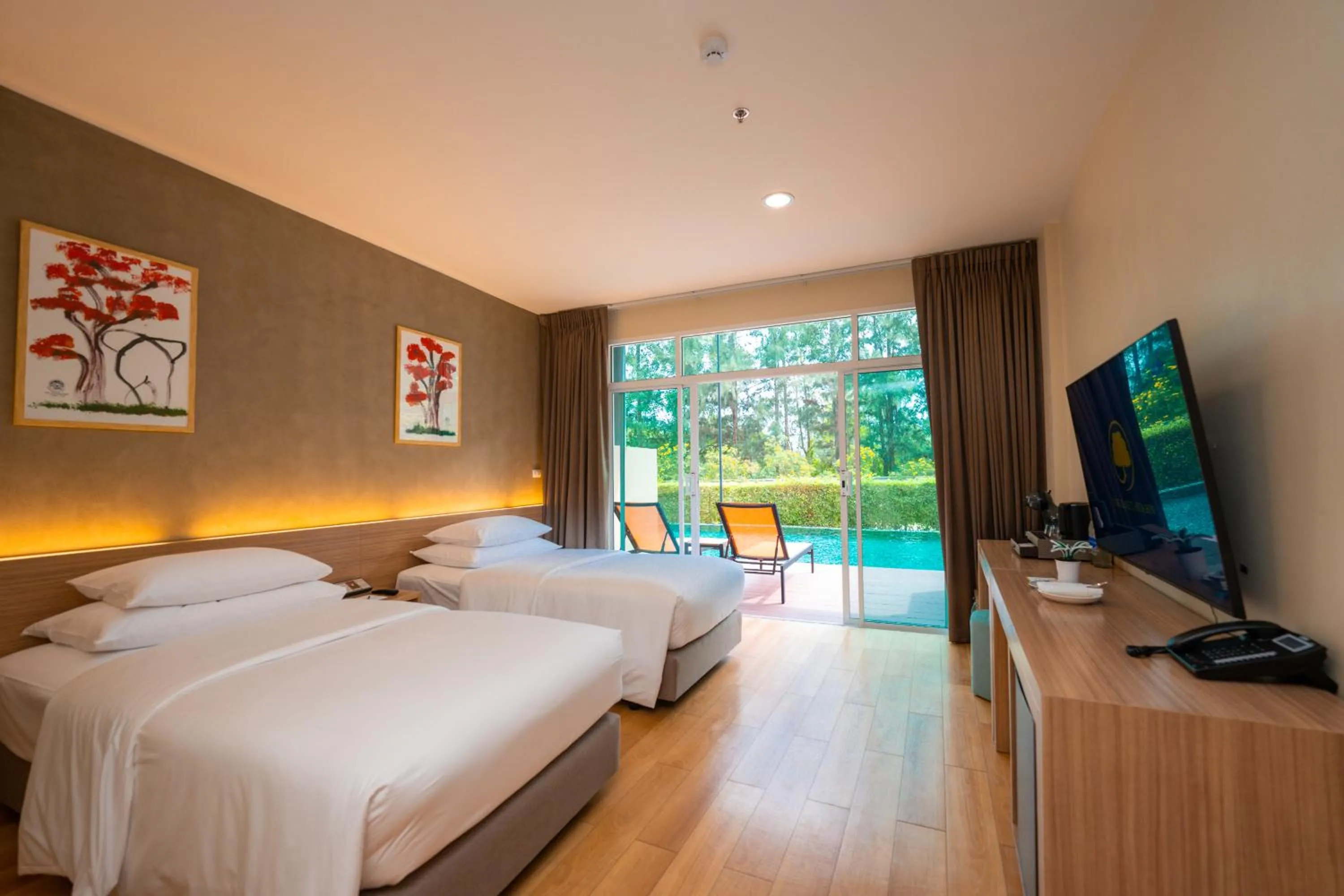 Bedroom, Bed in The Kaset, Hua Hin