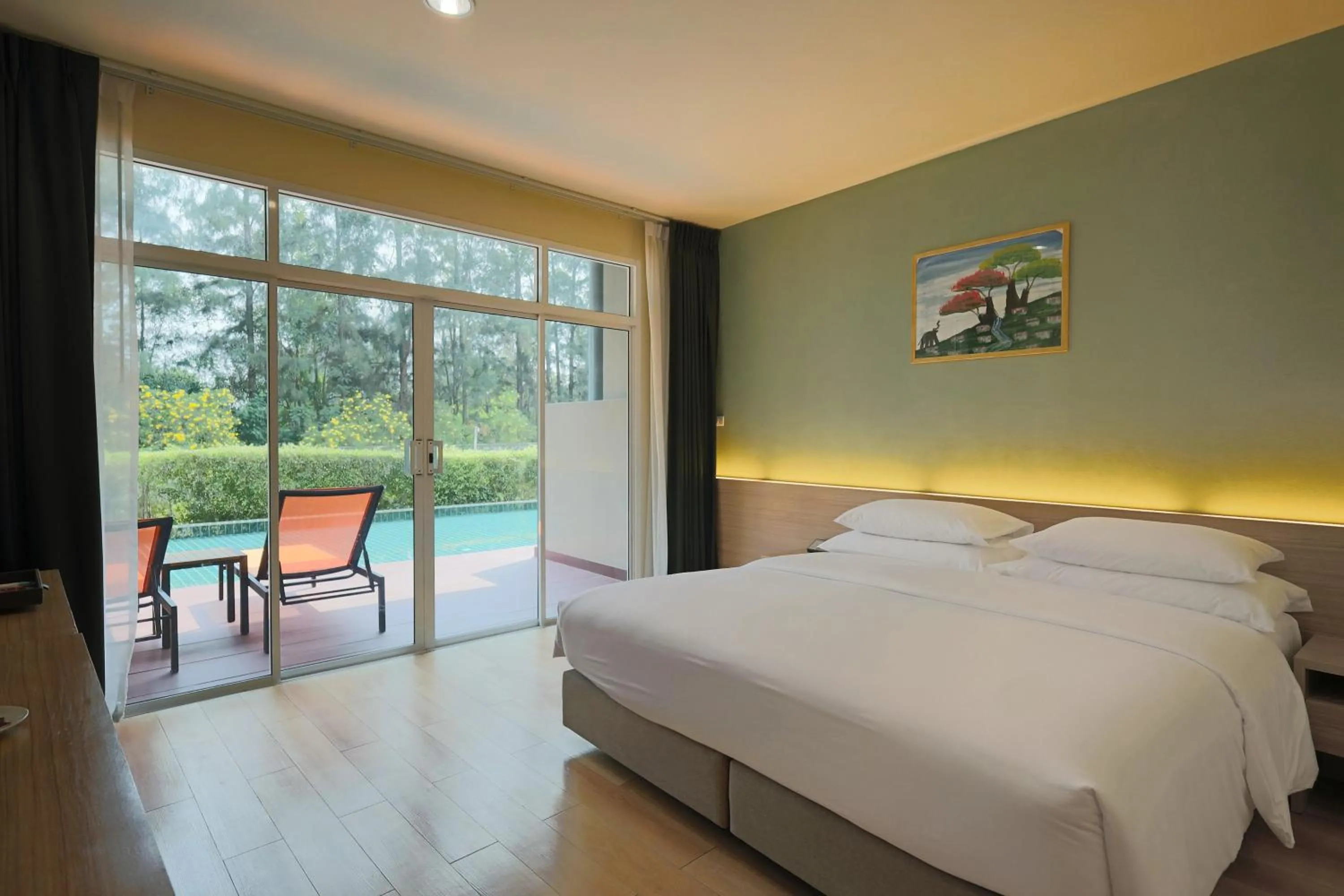 Bedroom, Bed in The Kaset, Hua Hin