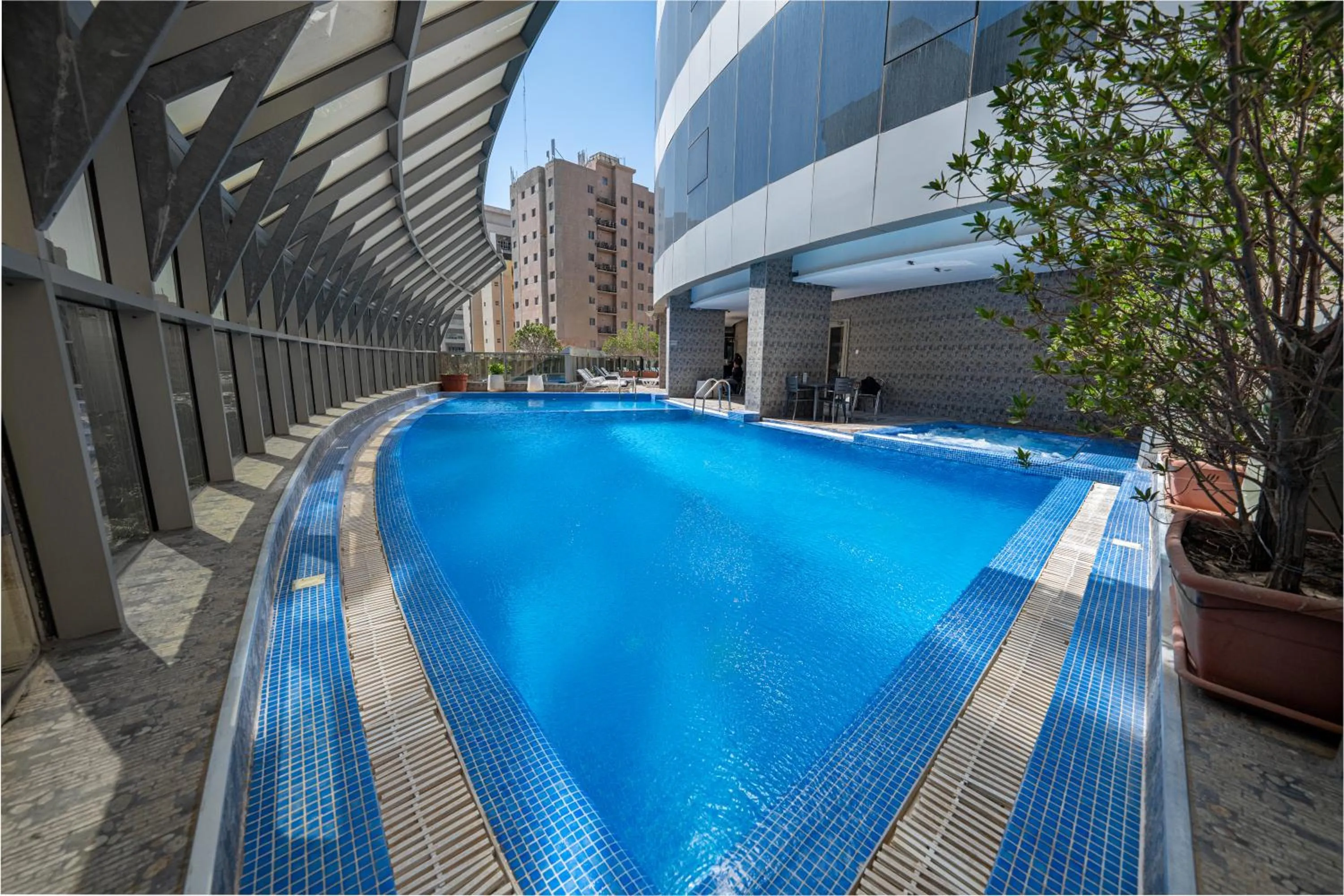 Swimming pool in وهج للشقق الفندقية Wahaj Hotel Apartments 2