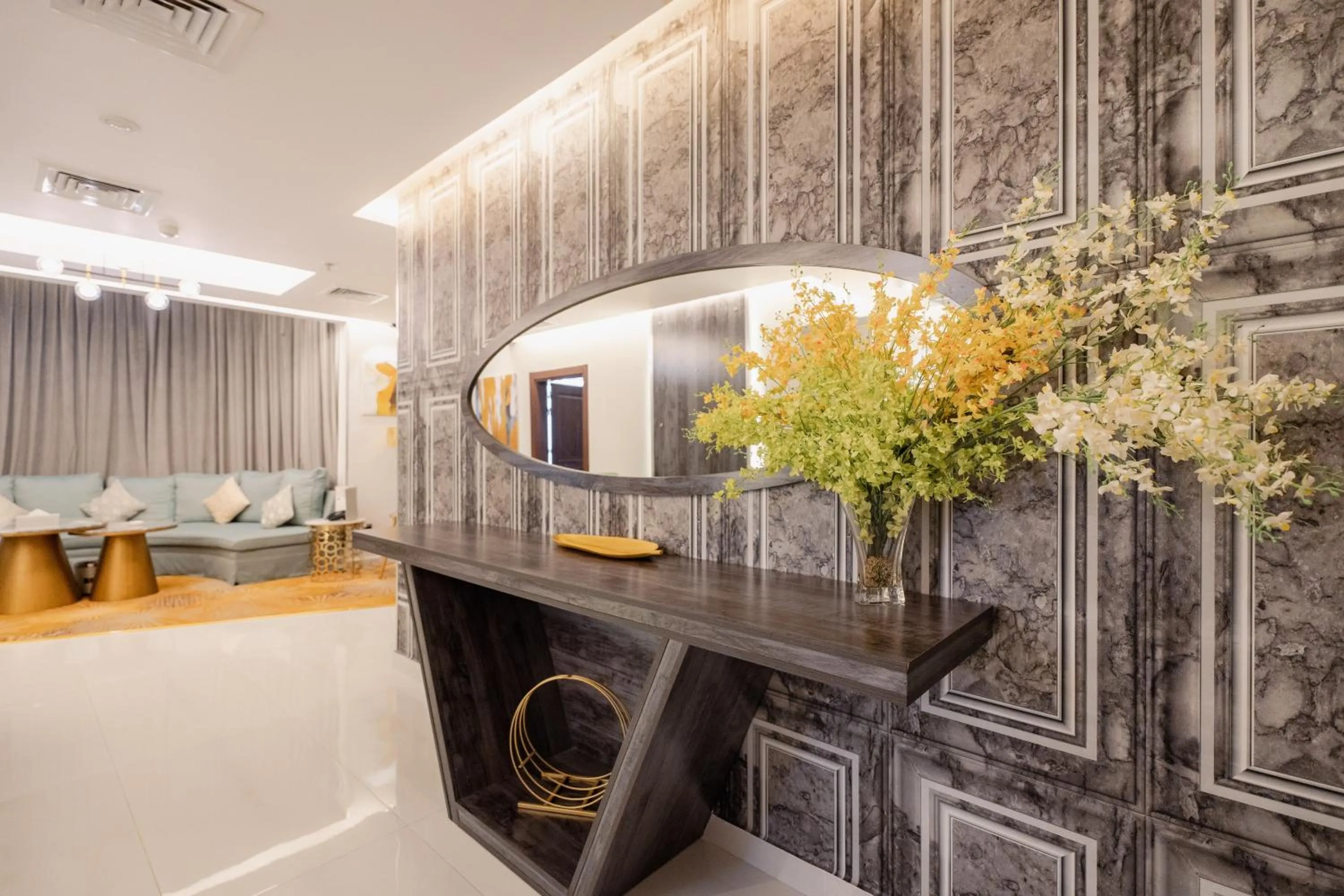 Living room in وهج للشقق الفندقية Wahaj Hotel Apartments 2