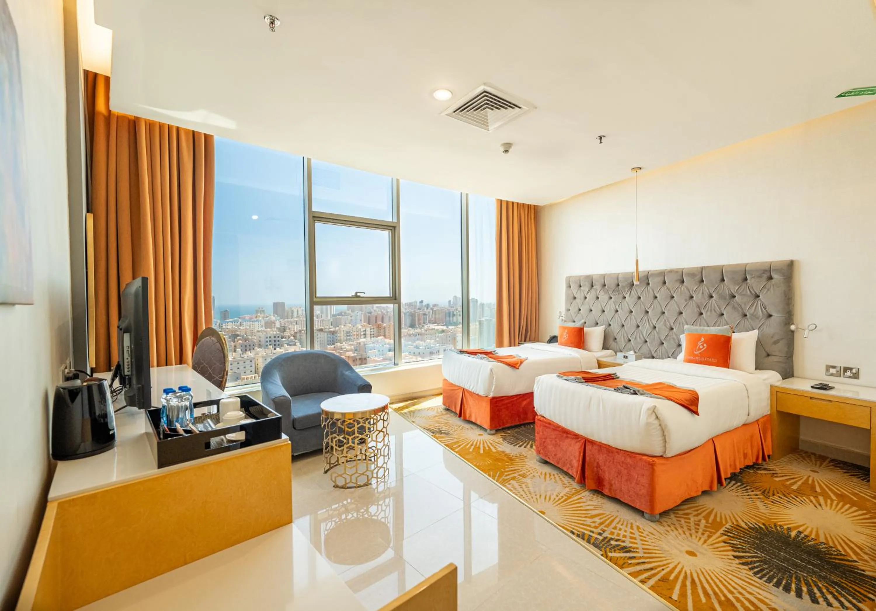 Bed in وهج للشقق الفندقية Wahaj Hotel Apartments 2