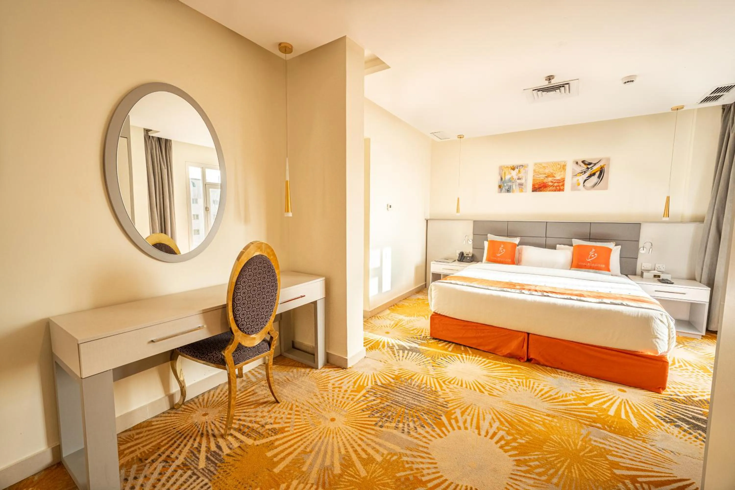 Bed in وهج للشقق الفندقية Wahaj Hotel Apartments 2