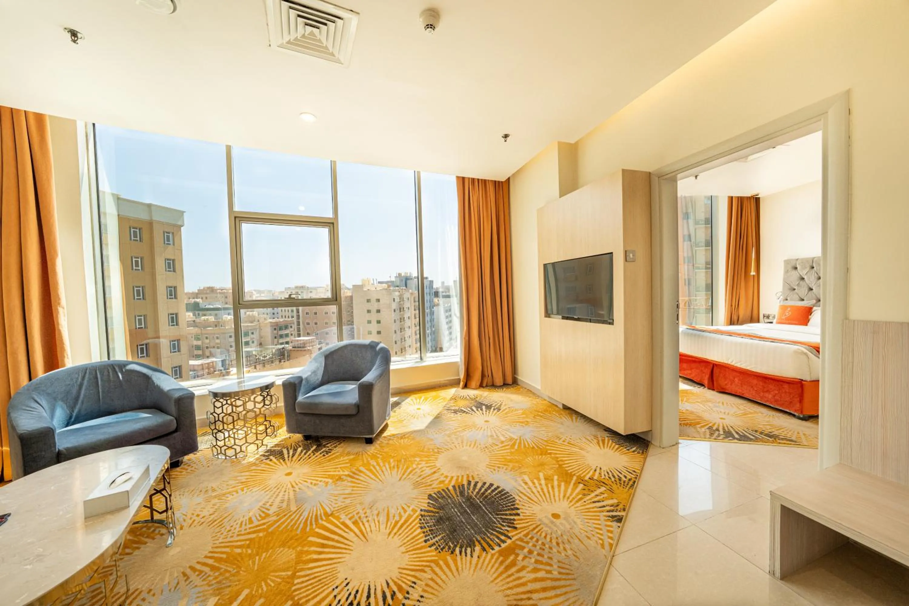Bed in وهج للشقق الفندقية Wahaj Hotel Apartments 2
