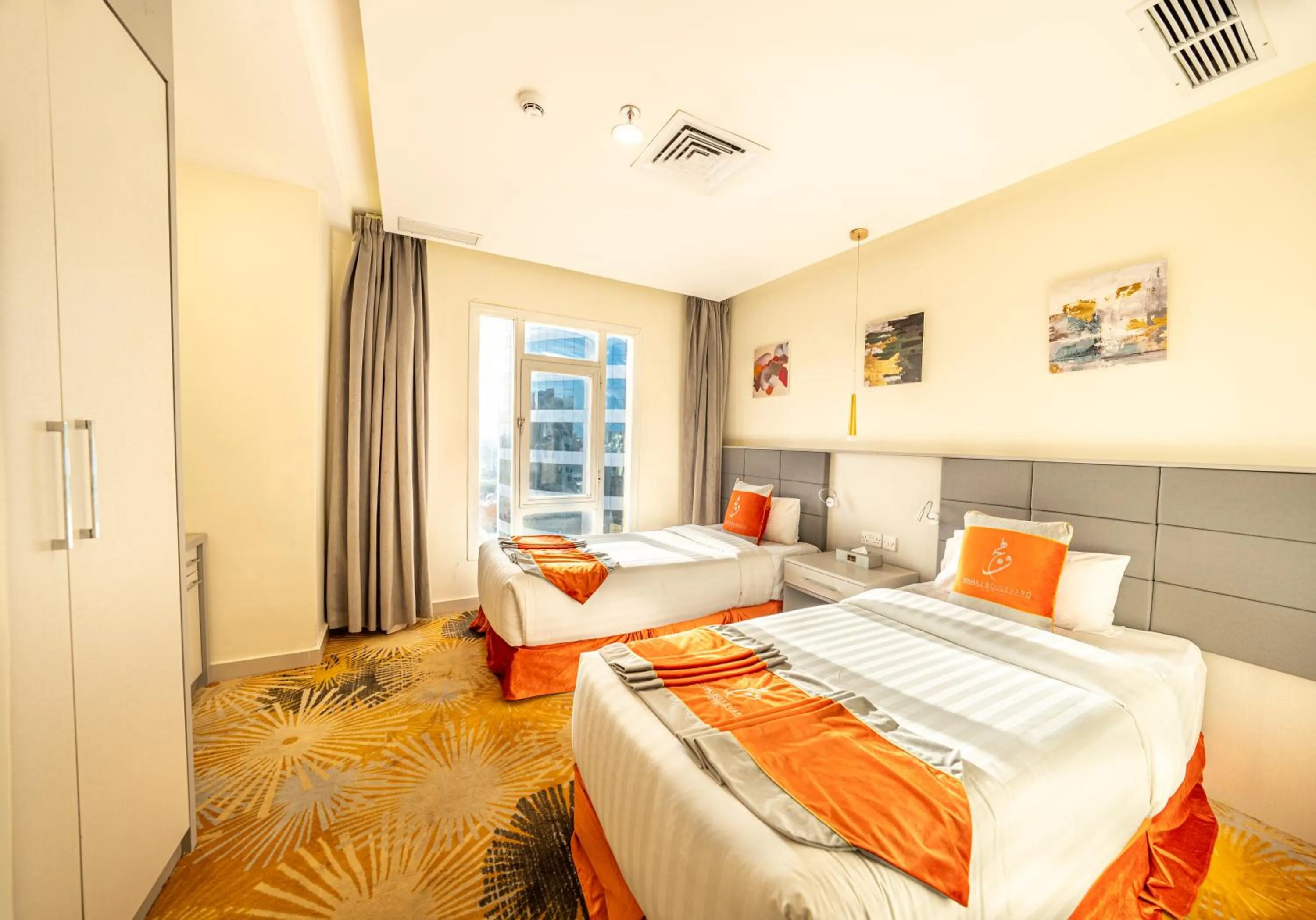 Bed in وهج للشقق الفندقية Wahaj Hotel Apartments 2