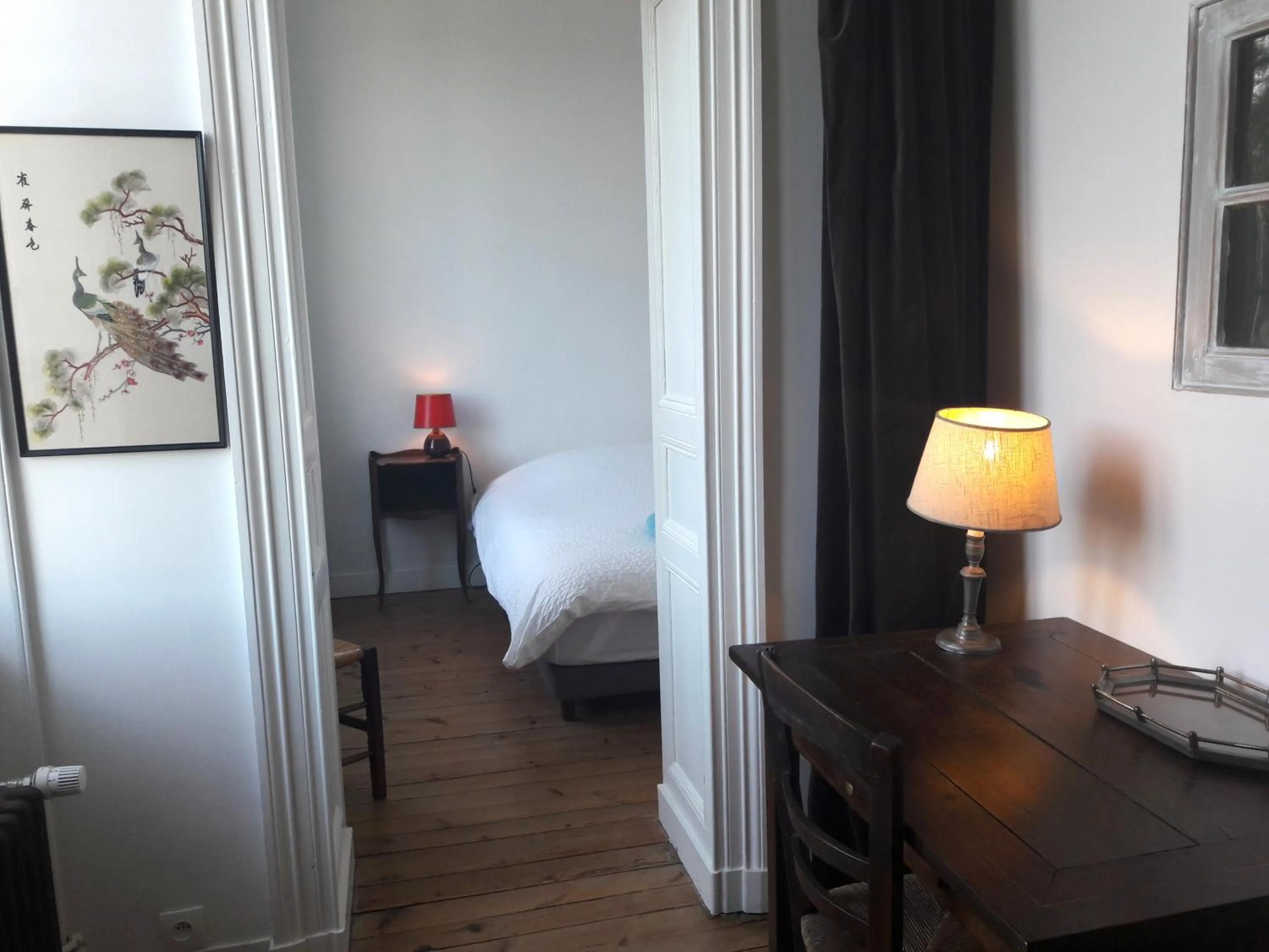 Decorative detail, Bed in Le Dojo du Plessis