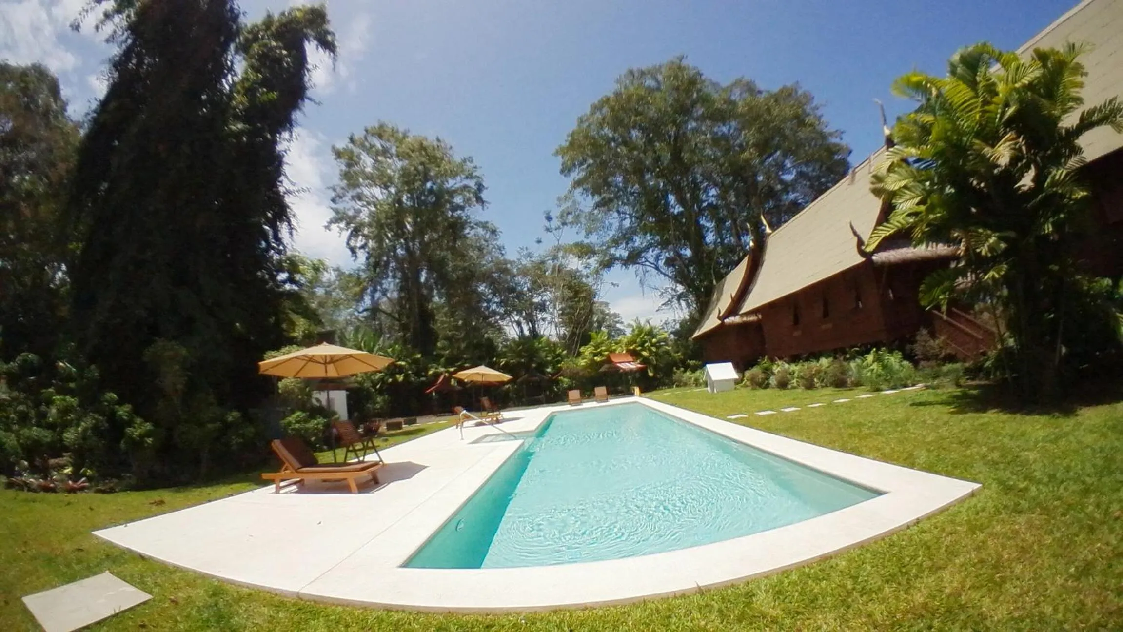 Swimming pool in Lanna Ban Hotel