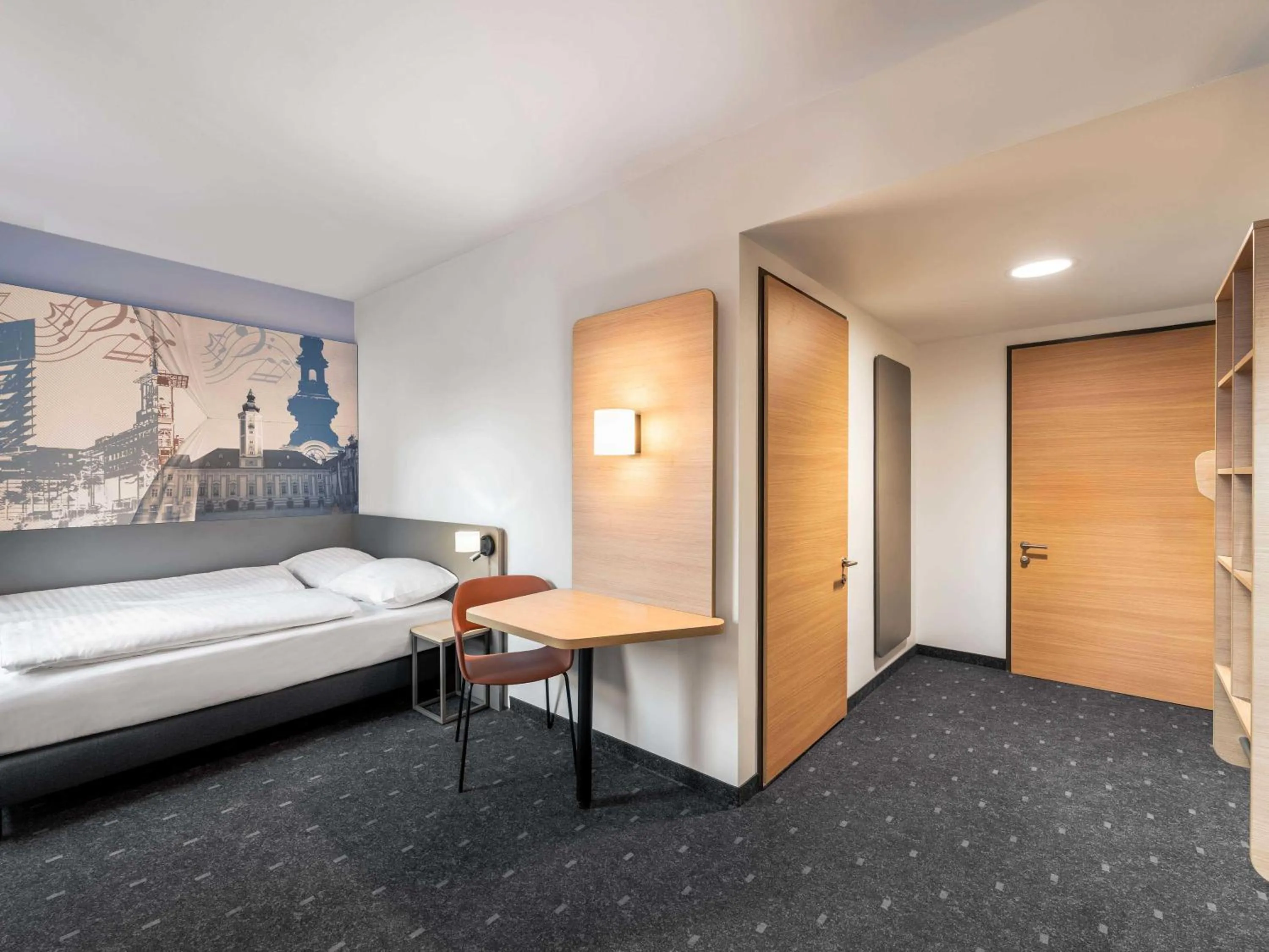 Photo of the whole room, Bed in B&B HOTEL St-Pölten