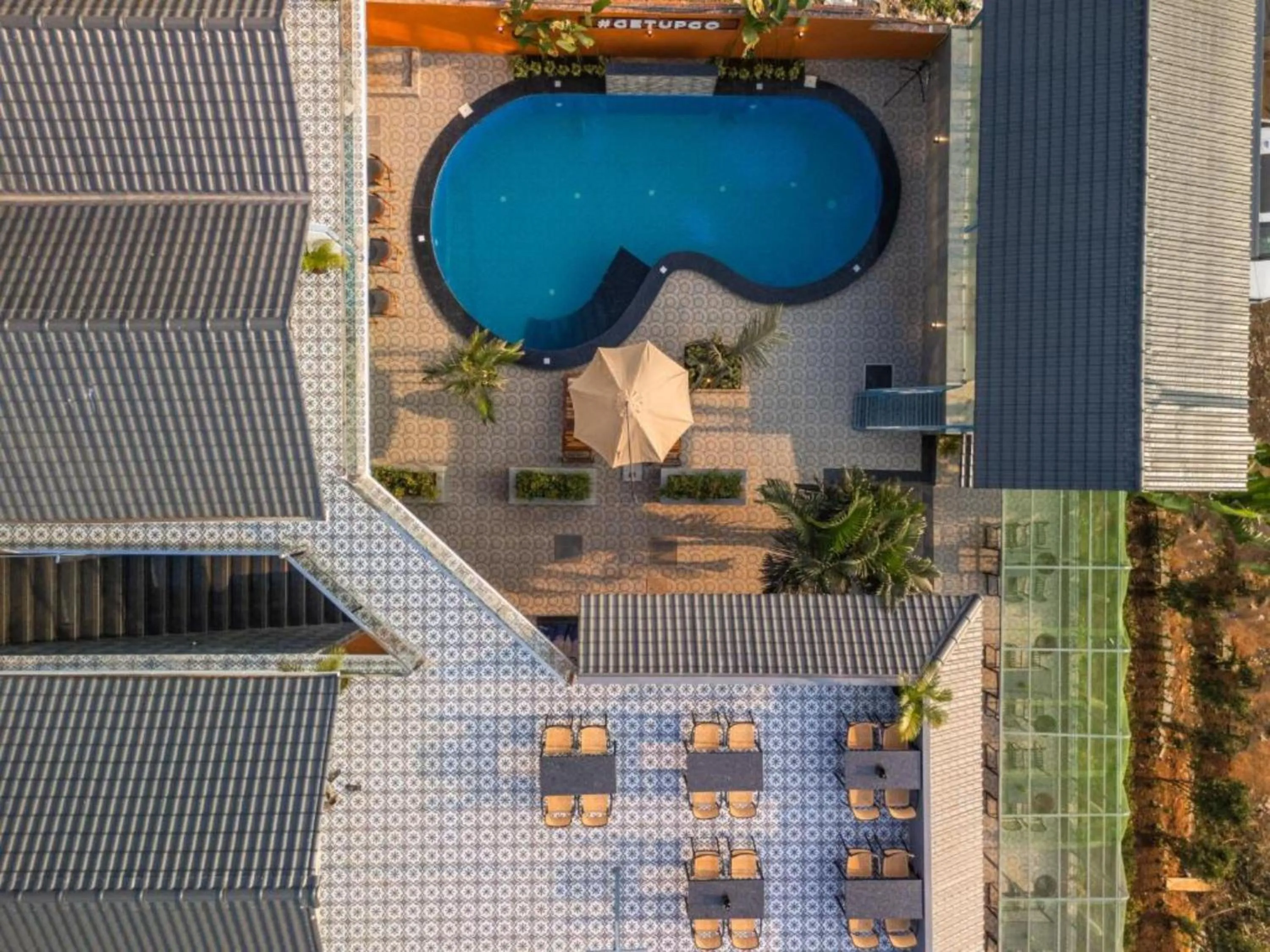 Property building in The Hosteller Goa, Mandrem