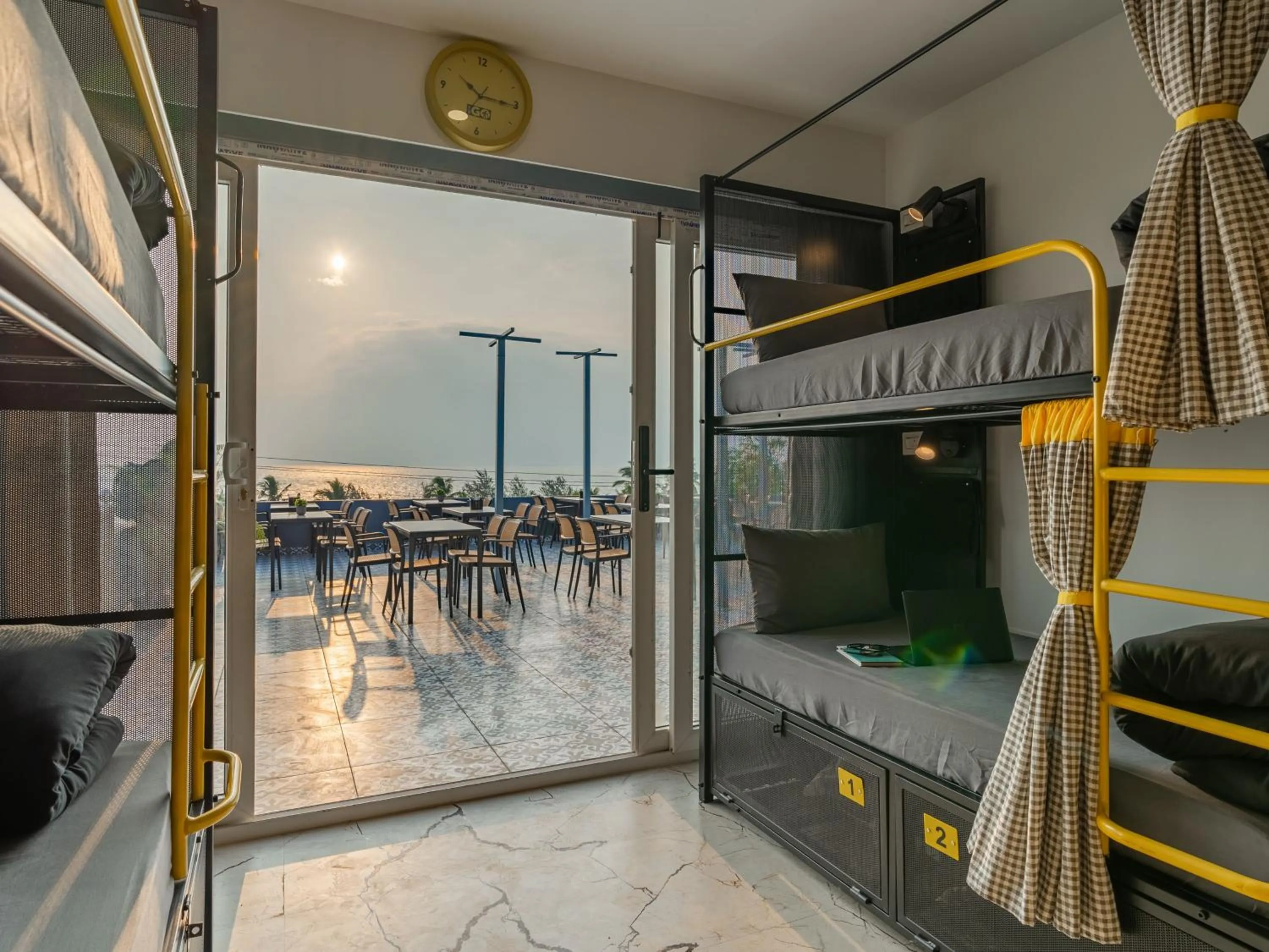 Sea view in The Hosteller Goa, Mandrem