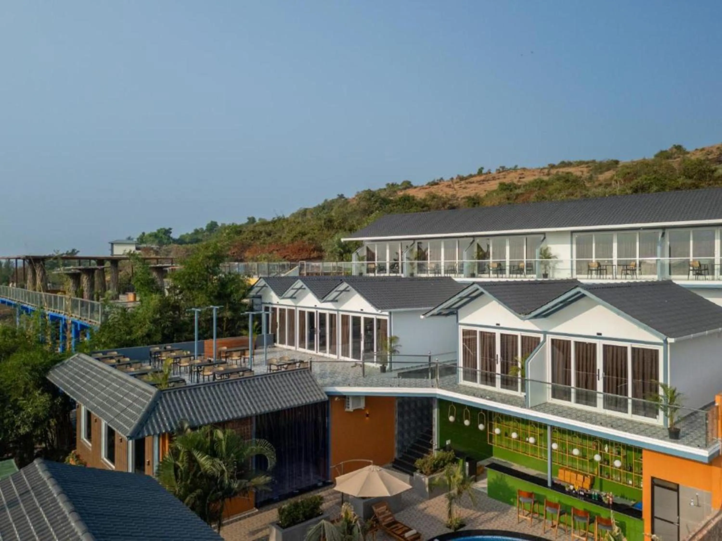 Property building in The Hosteller Goa, Mandrem