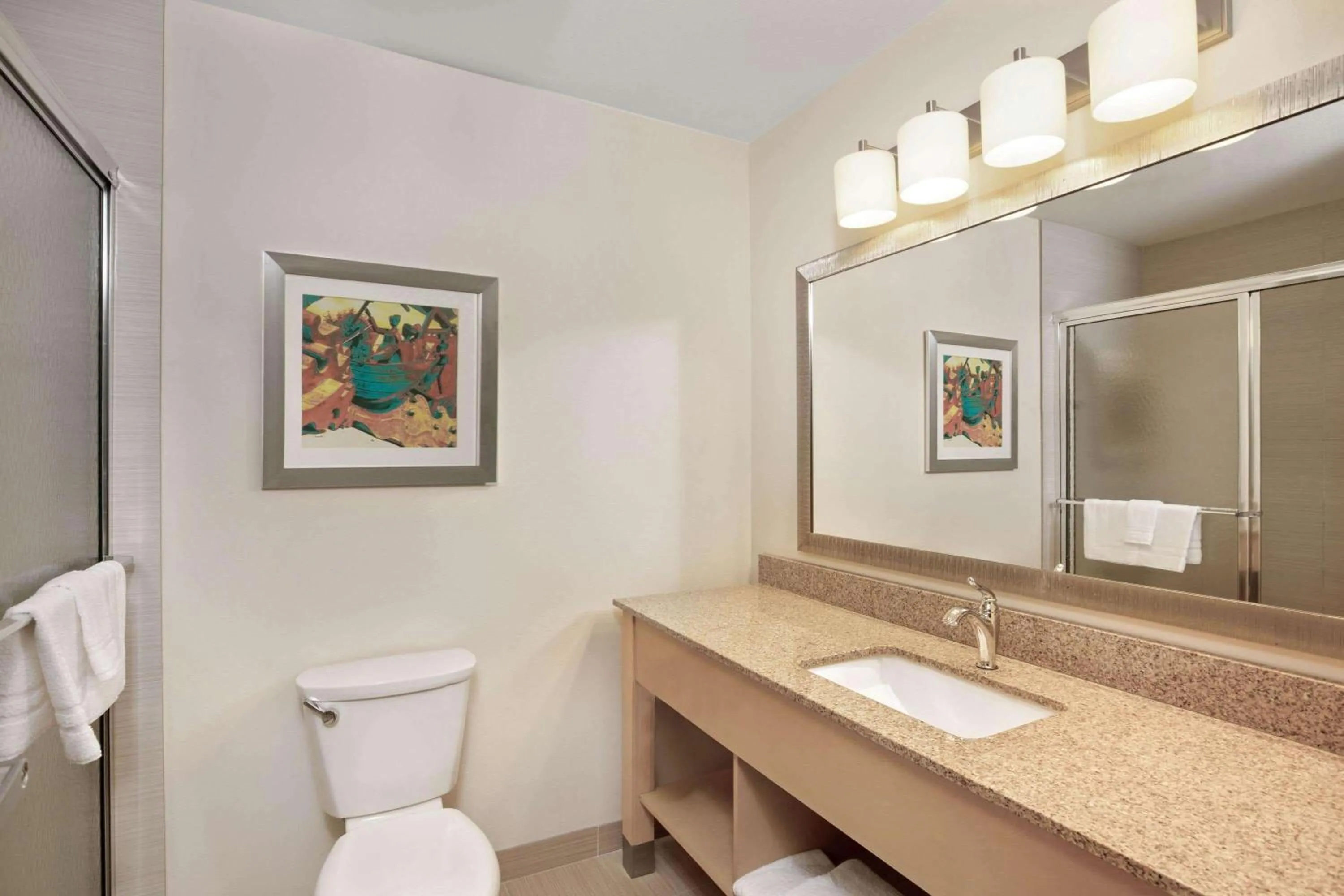 Bathroom in La Quinta by Wyndham Grand Forks