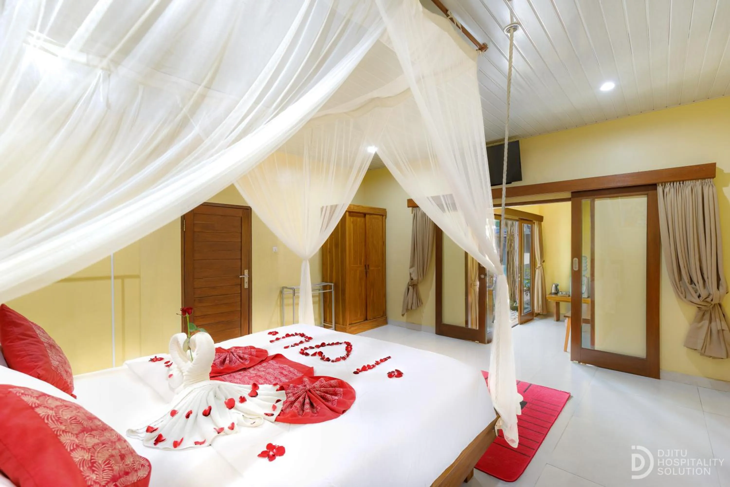 Bed in Pondok Kutuh Guest House