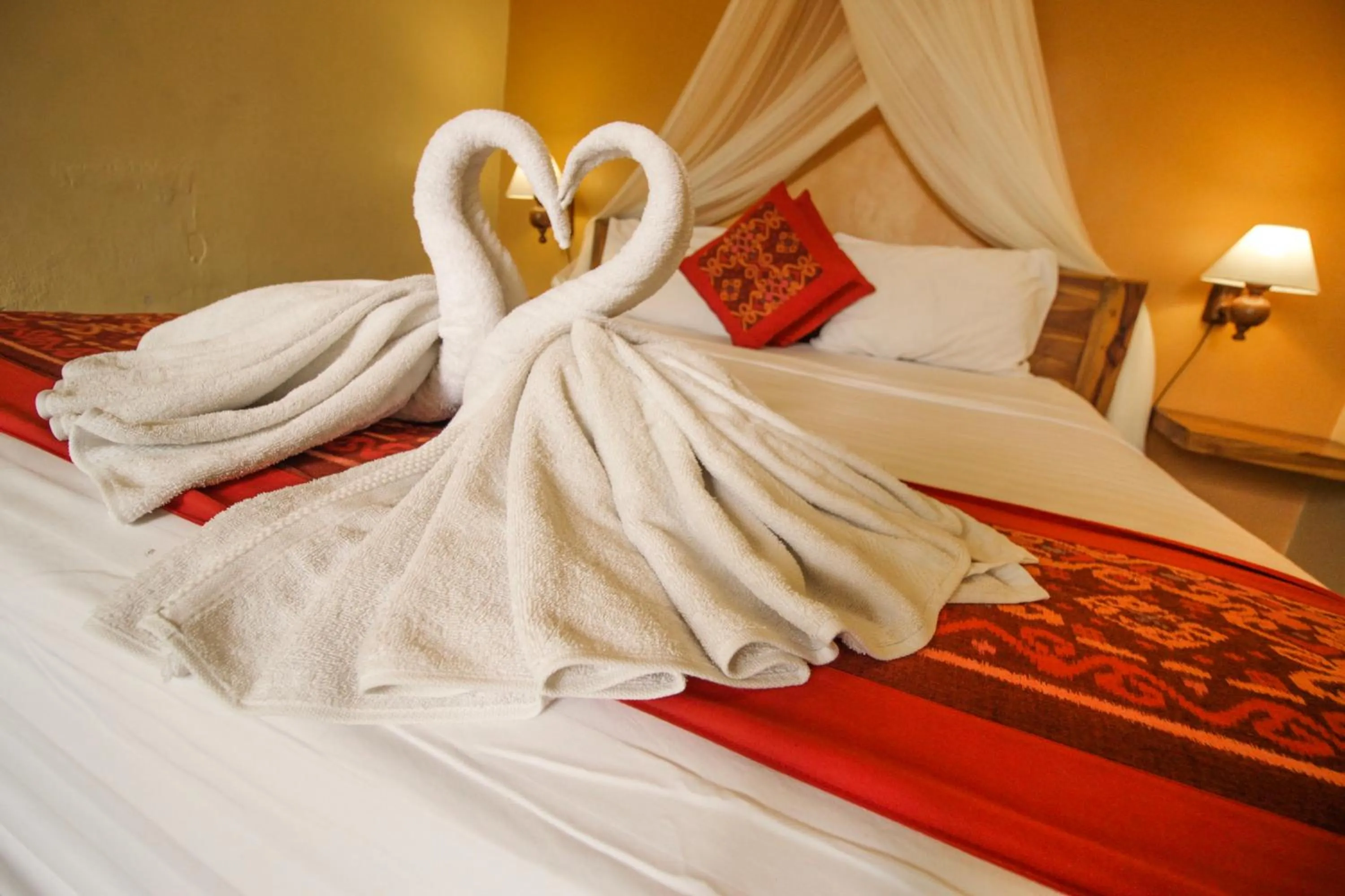 Bed in Pondok Kutuh Guest House